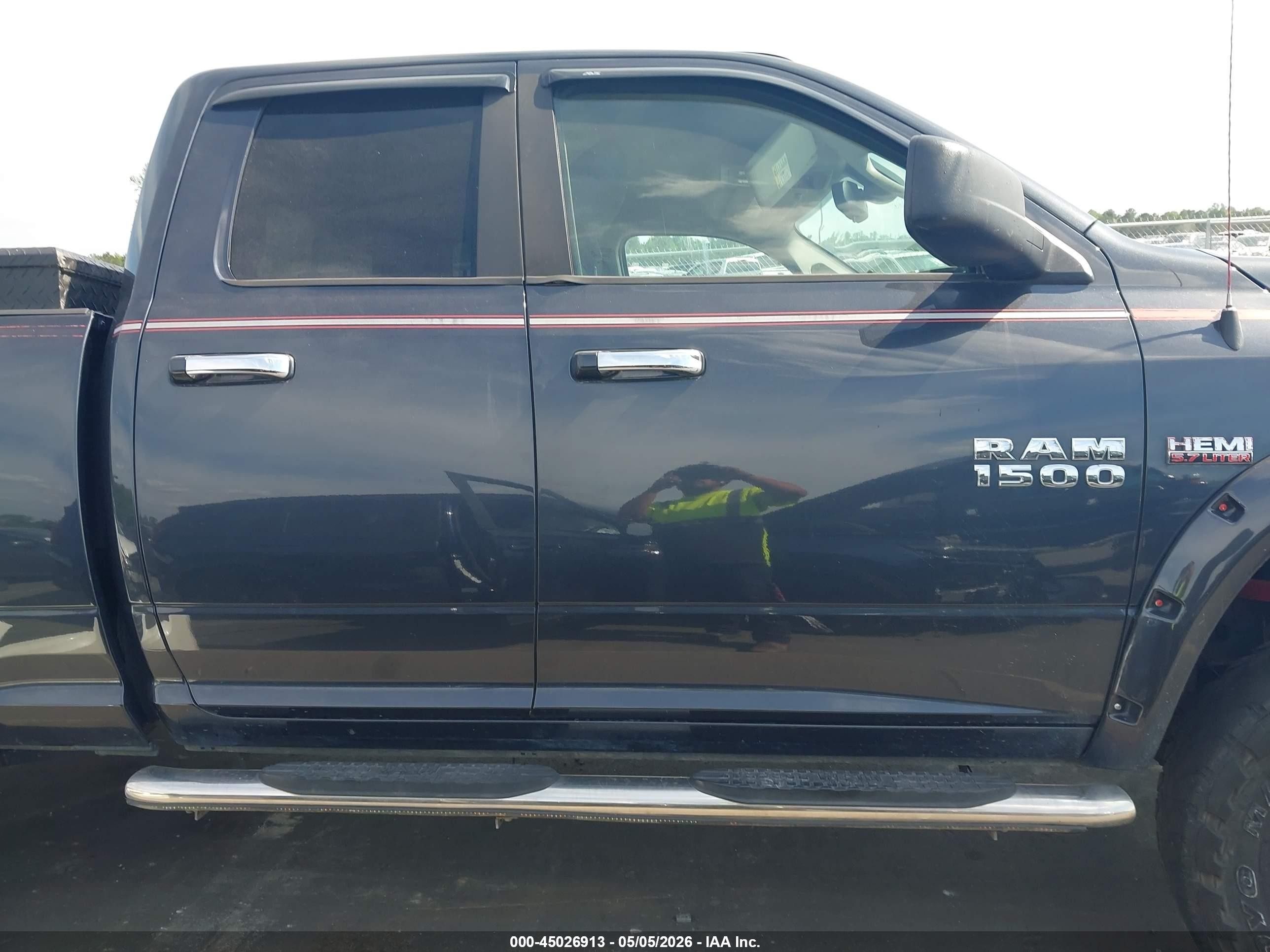 2014 Ram 1500 Big Horn Black vin: 1C6RR7GT0ES409141