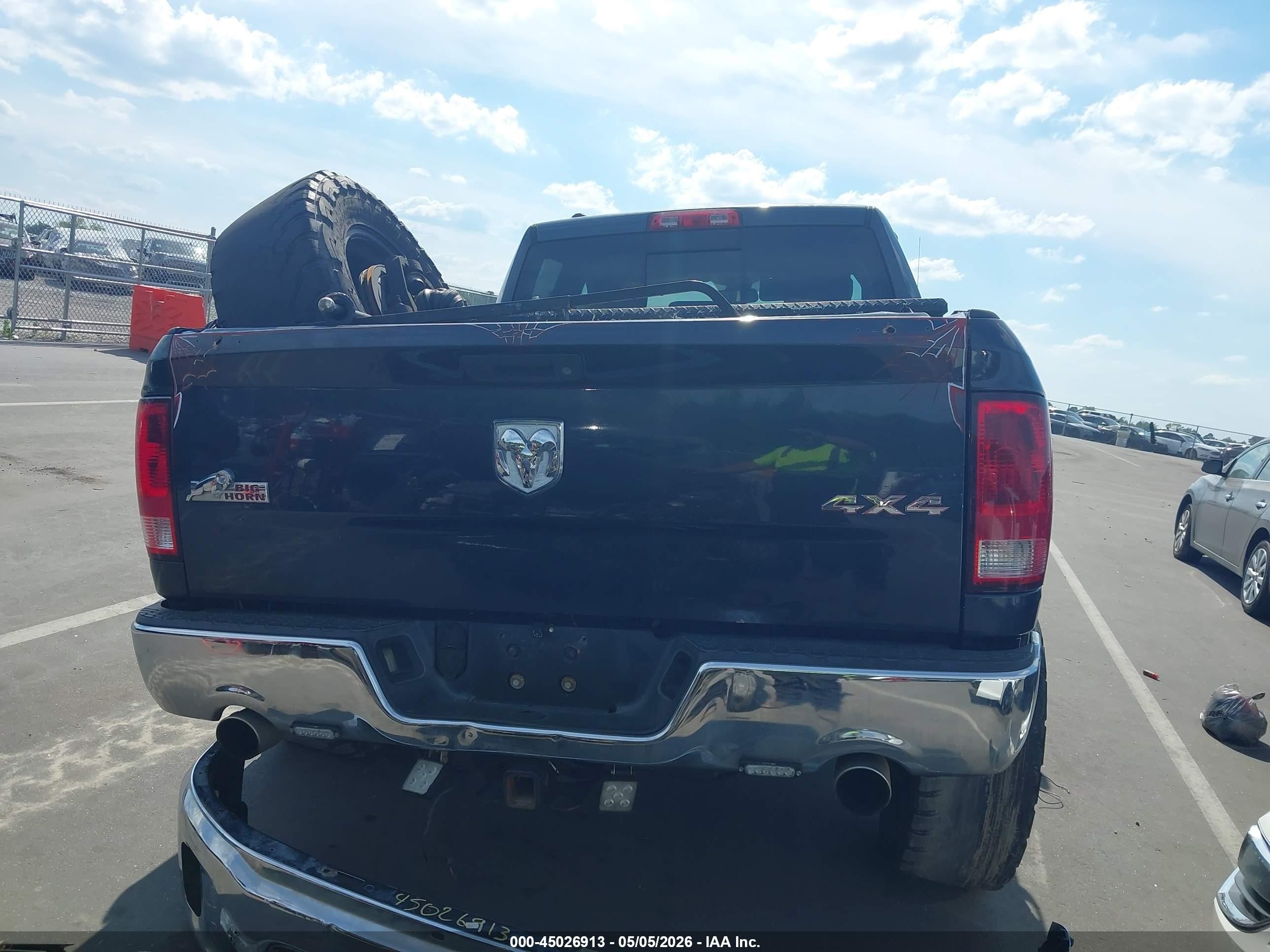 2014 Ram 1500 Big Horn Black vin: 1C6RR7GT0ES409141