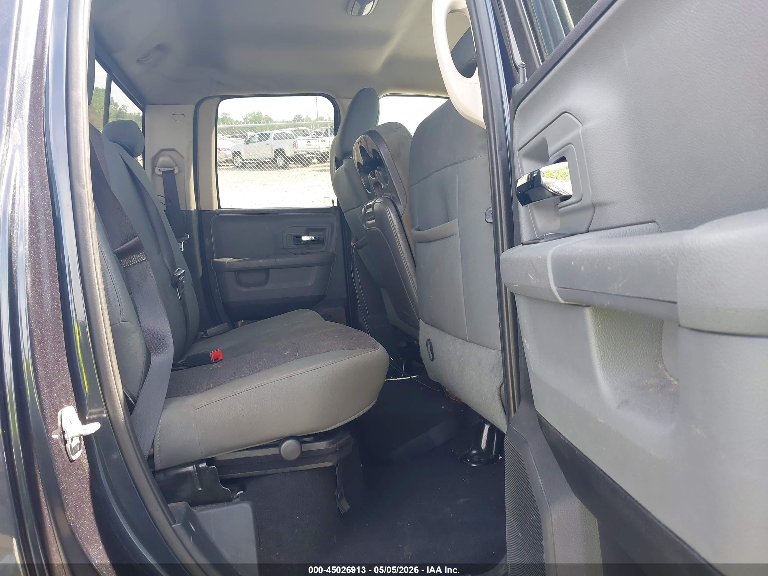 2014 Ram 1500 Big Horn Black vin: 1C6RR7GT0ES409141