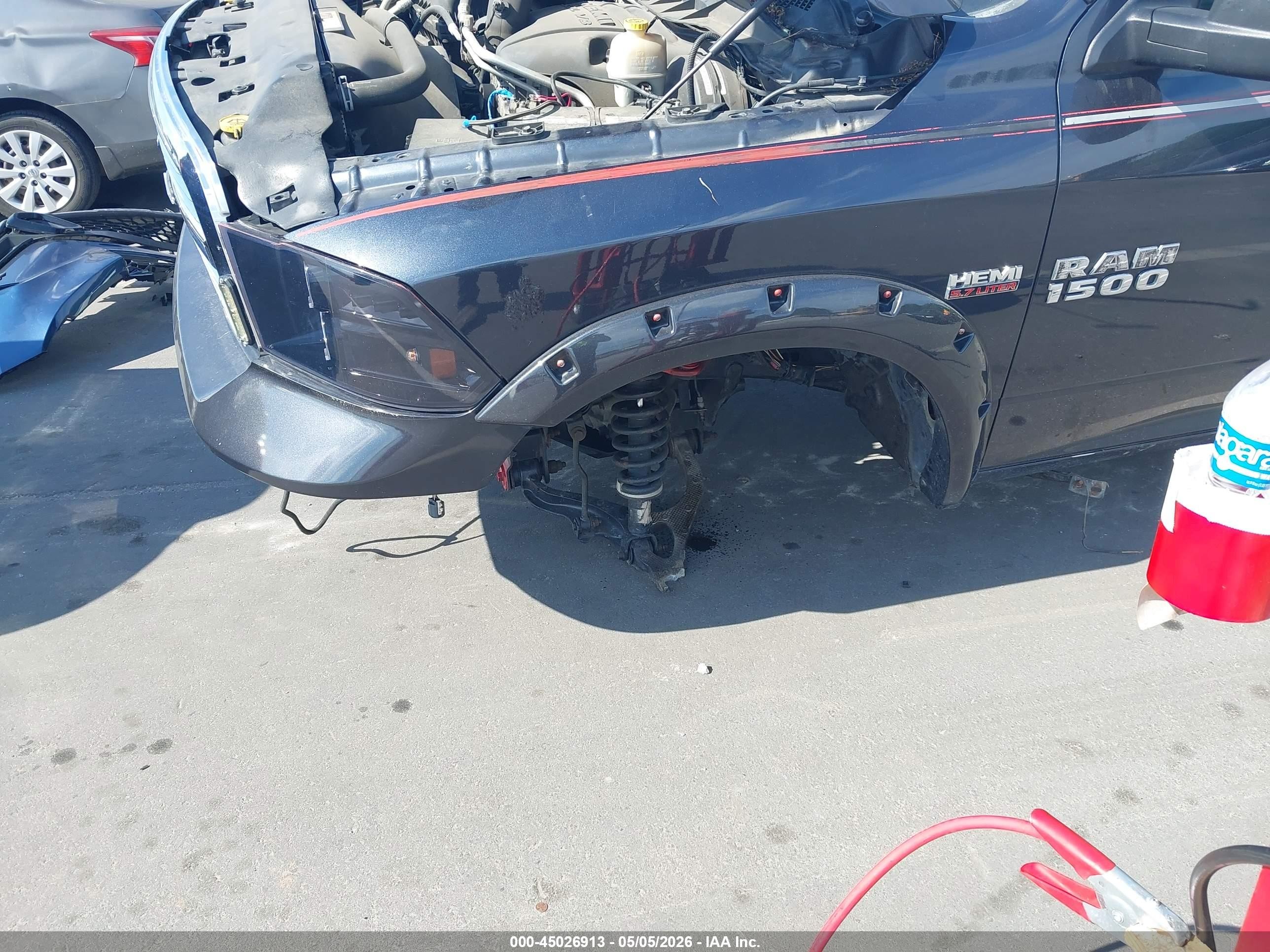 2014 Ram 1500 Big Horn Black vin: 1C6RR7GT0ES409141