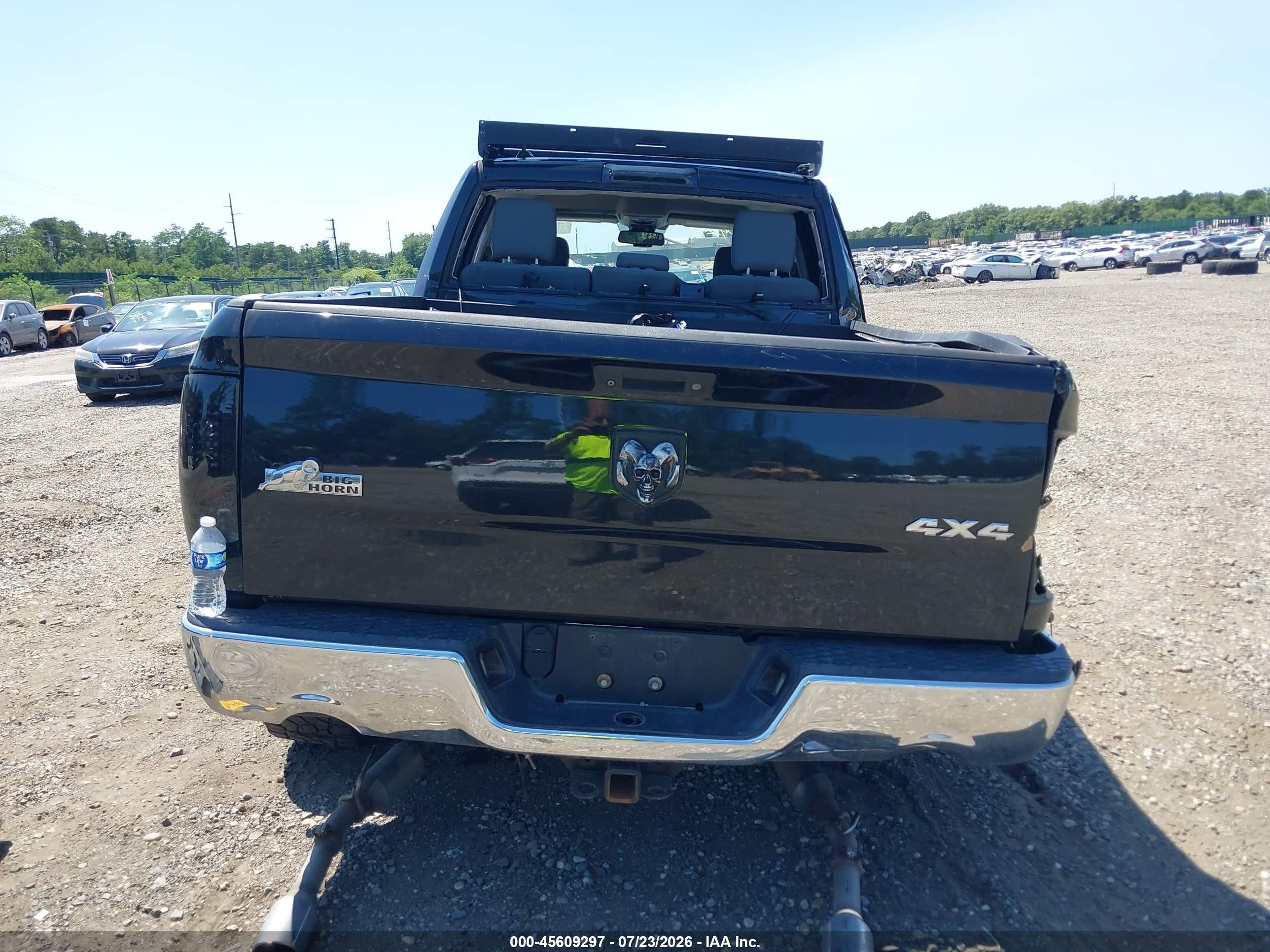 2015 Ram 1500 Big Horn Black vin: 1C6RR7GT0FS643328
