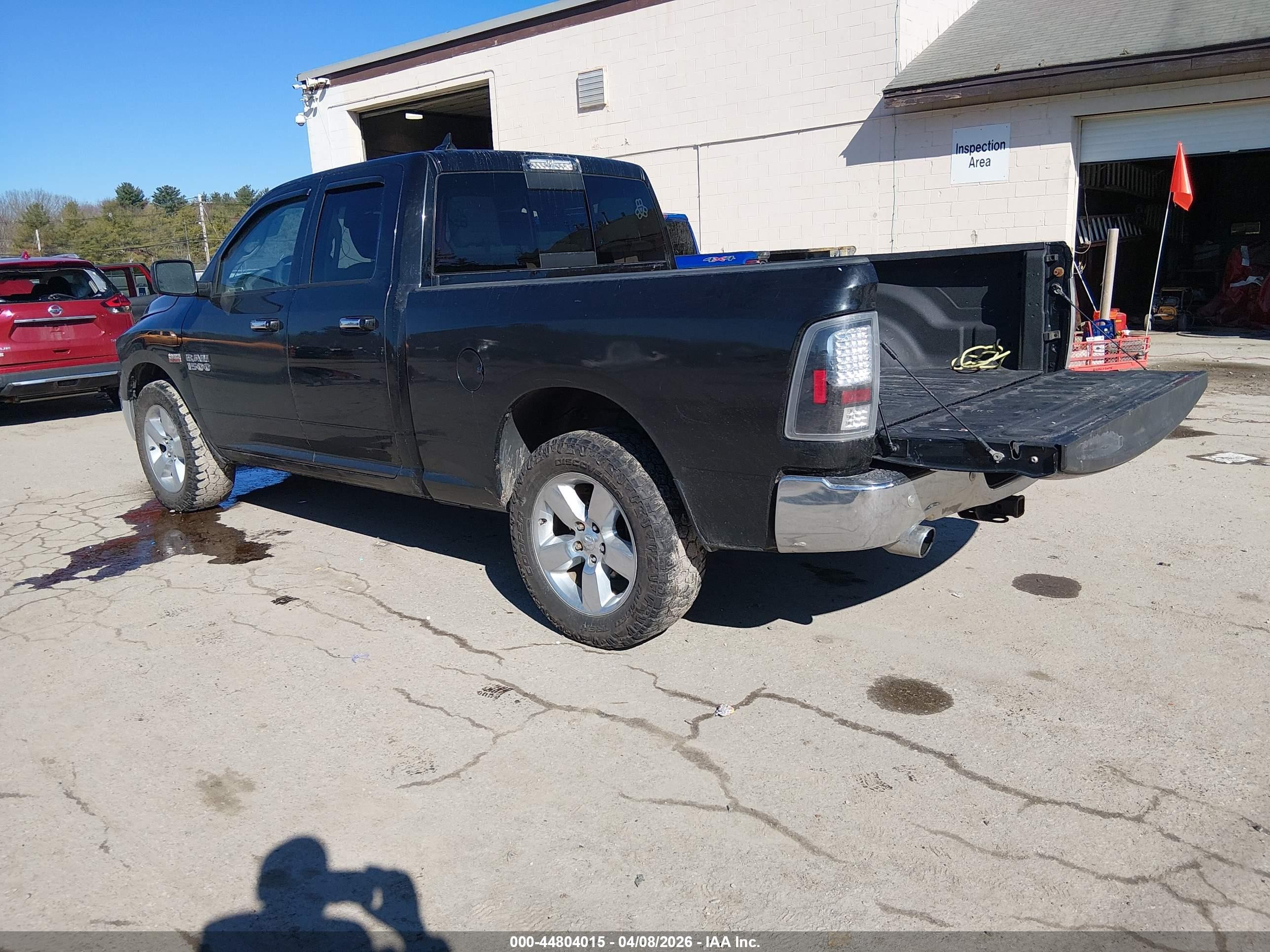 2015 Ram 1500 Big Horn Black vin: 1C6RR7GT0FS720005