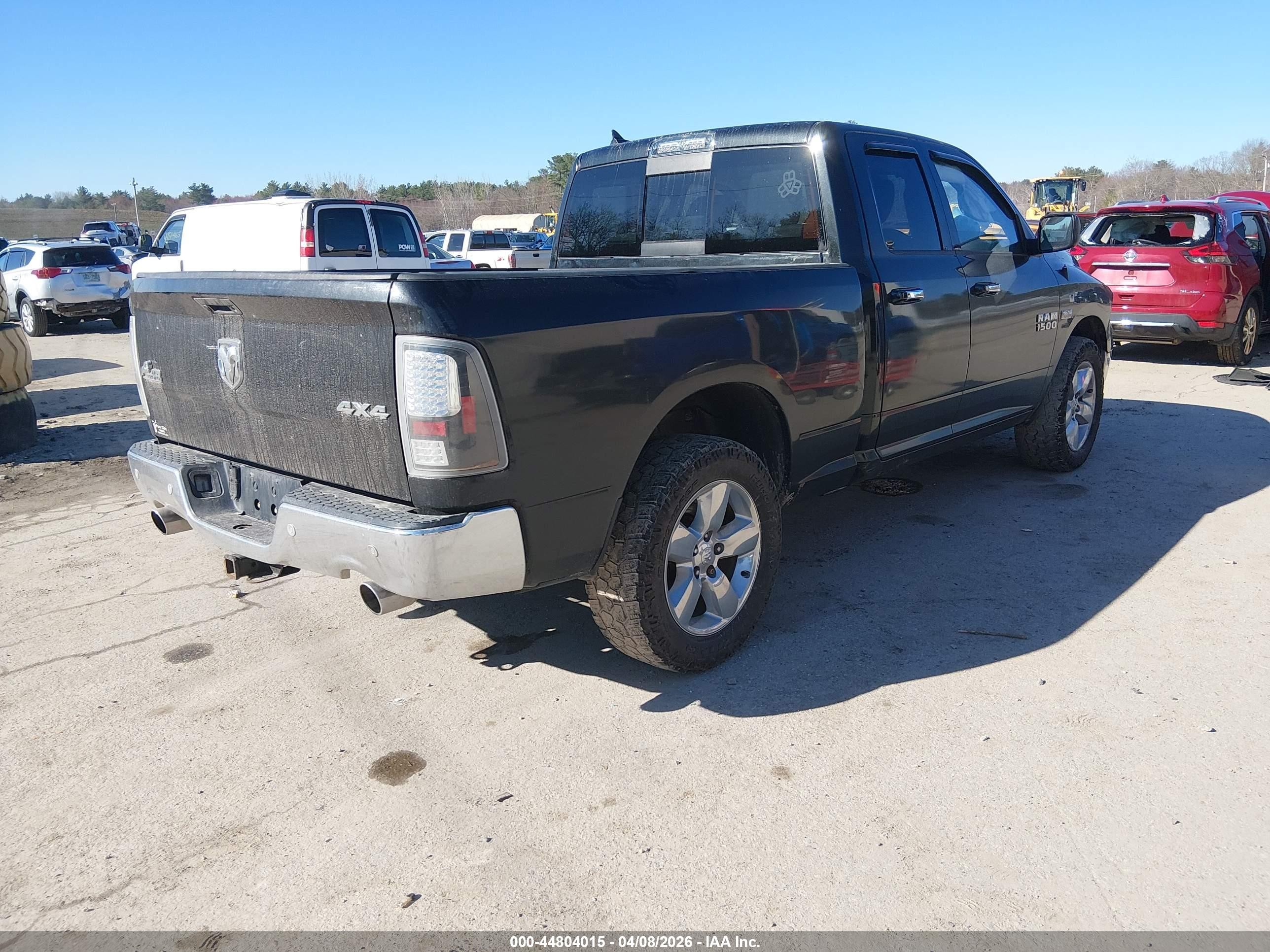2015 Ram 1500 Big Horn Black vin: 1C6RR7GT0FS720005