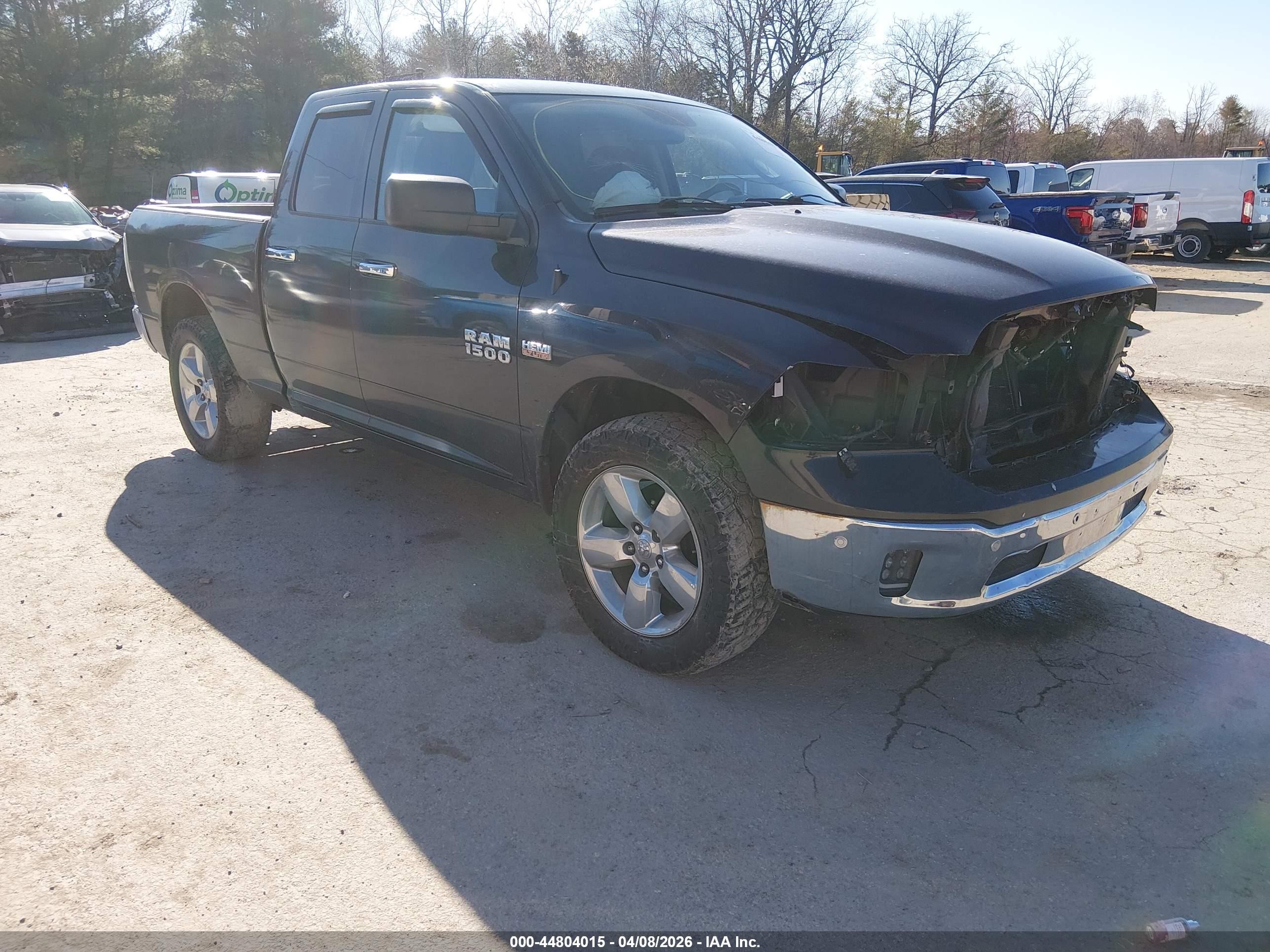 2015 Ram 1500 Big Horn Black vin: 1C6RR7GT0FS720005