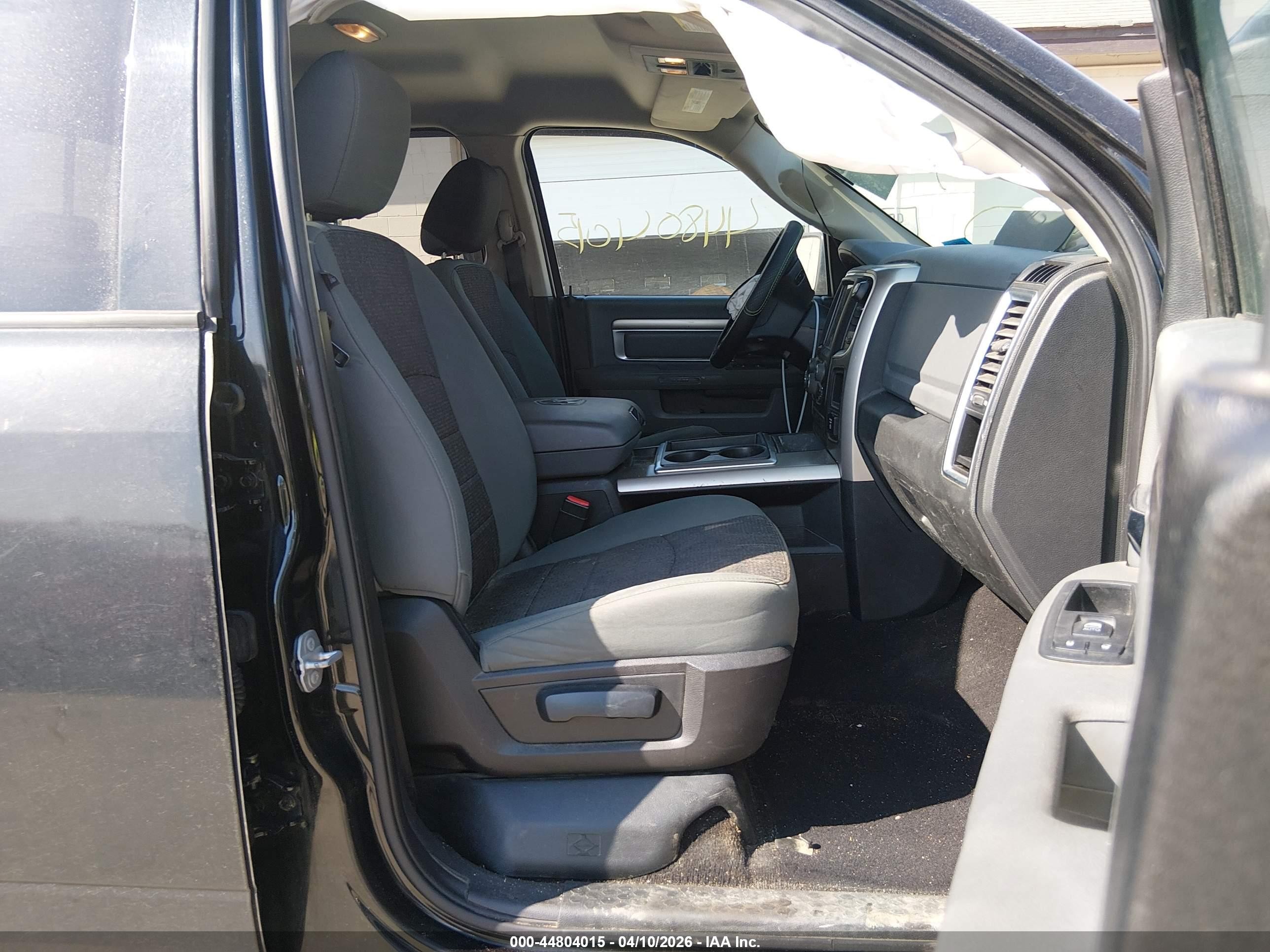 2015 Ram 1500 Big Horn Black vin: 1C6RR7GT0FS720005