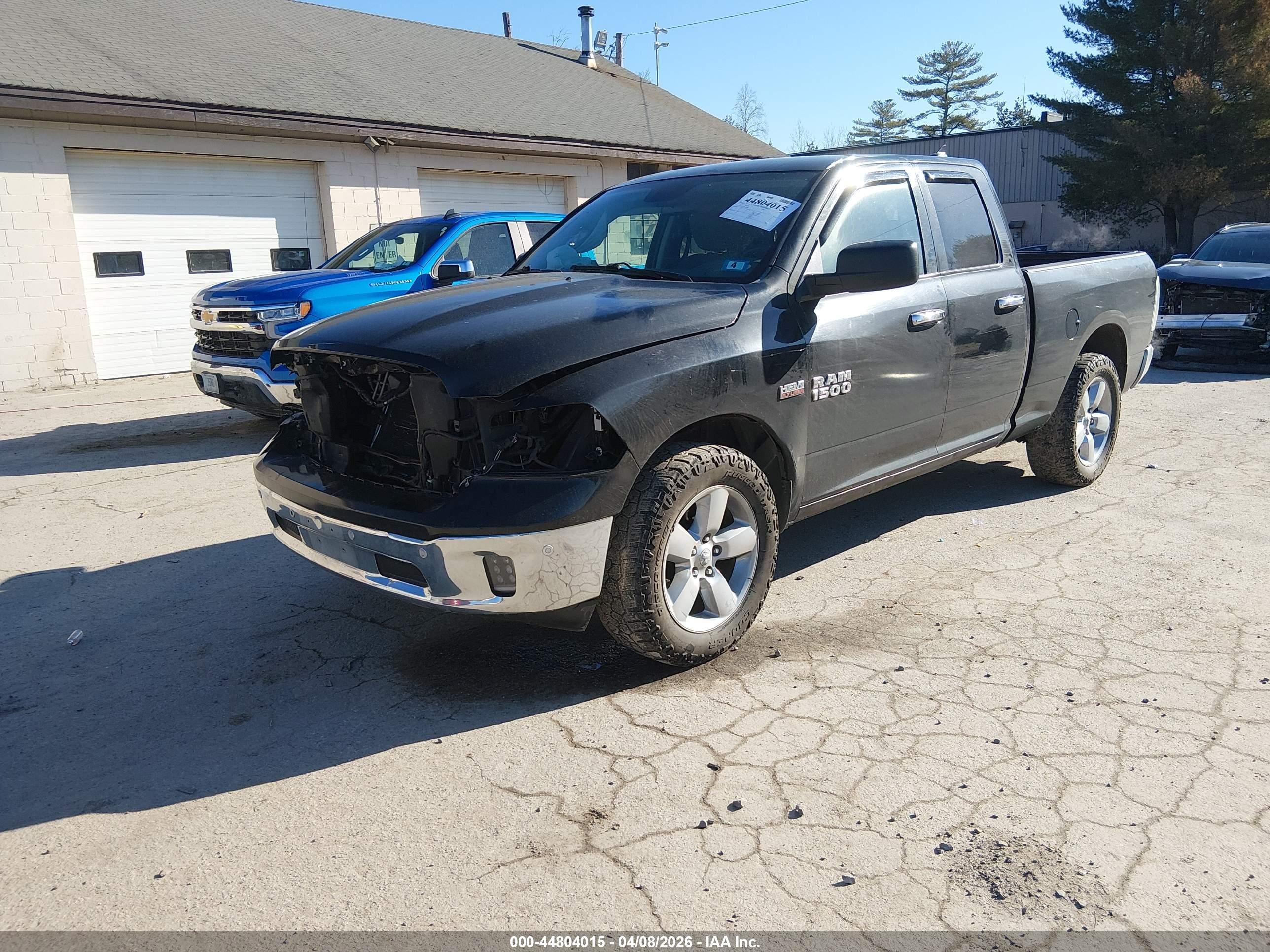 2015 Ram 1500 Big Horn Black vin: 1C6RR7GT0FS720005