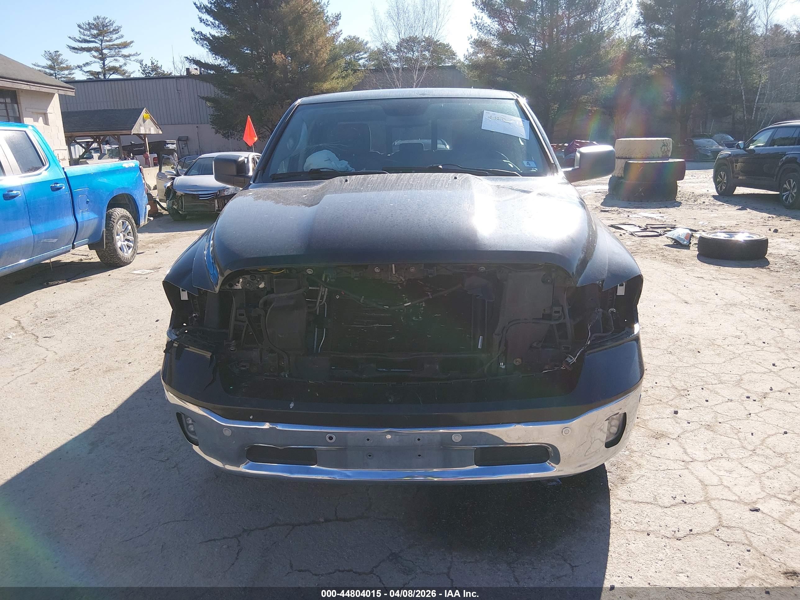 2015 Ram 1500 Big Horn Black vin: 1C6RR7GT0FS720005