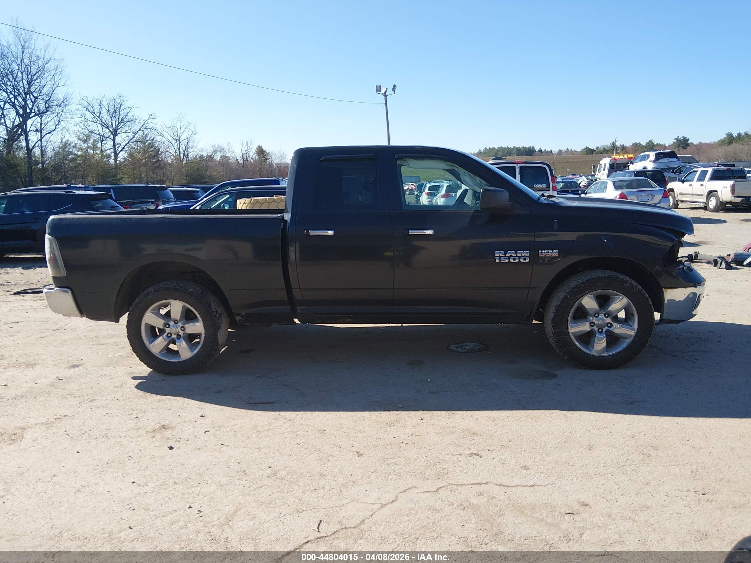2015 Ram 1500 Big Horn Black vin: 1C6RR7GT0FS720005