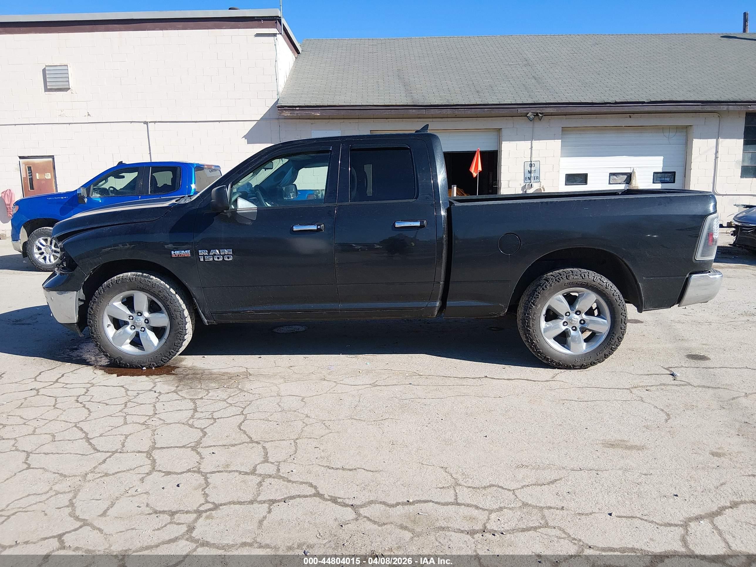 2015 Ram 1500 Big Horn Black vin: 1C6RR7GT0FS720005
