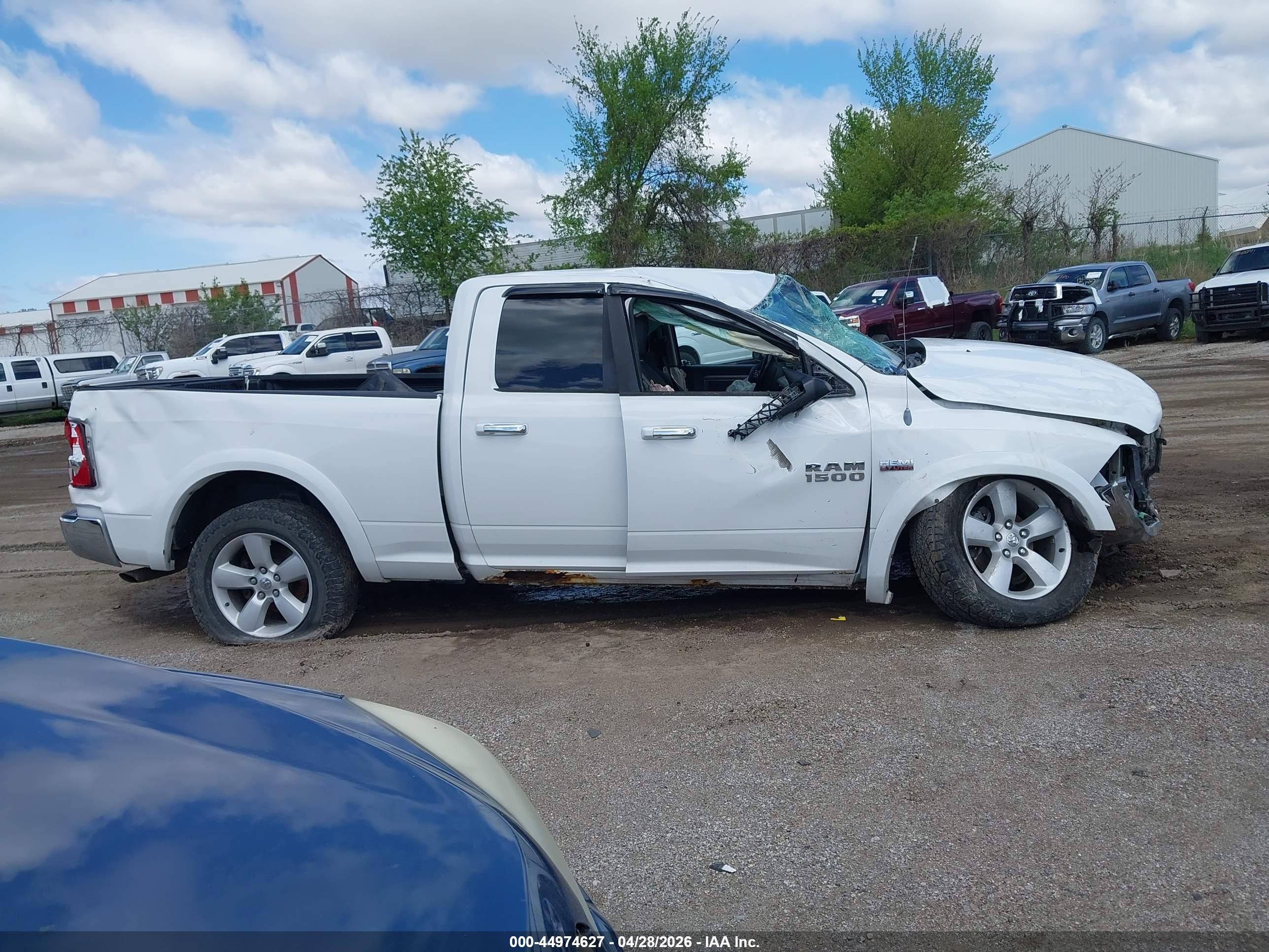 2013 Ram 1500 Slt White vin: 1C6RR7GT1DS517136