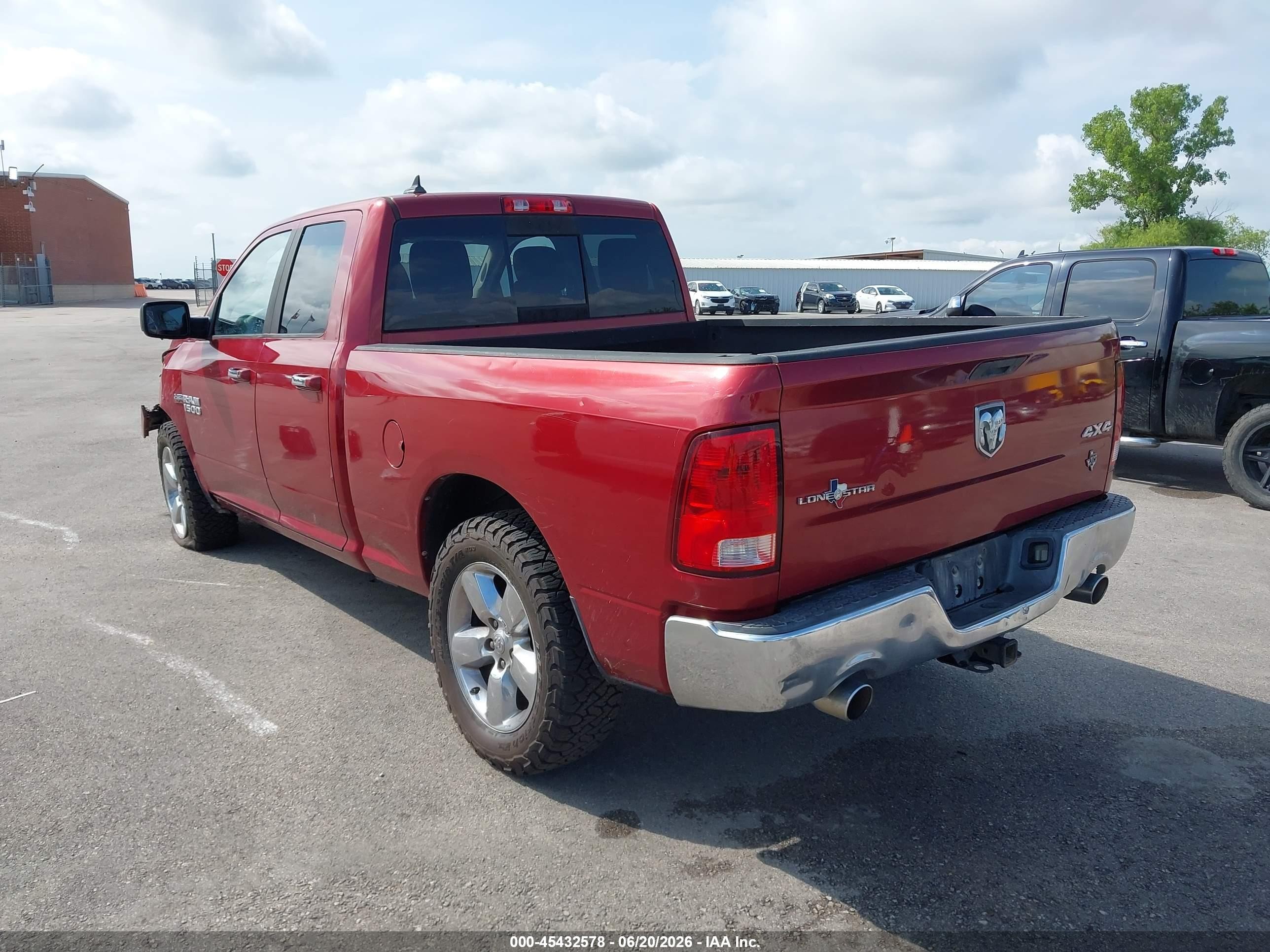 2013 Ram 1500 Lone Star Maroon vin: 1C6RR7GT1DS577658