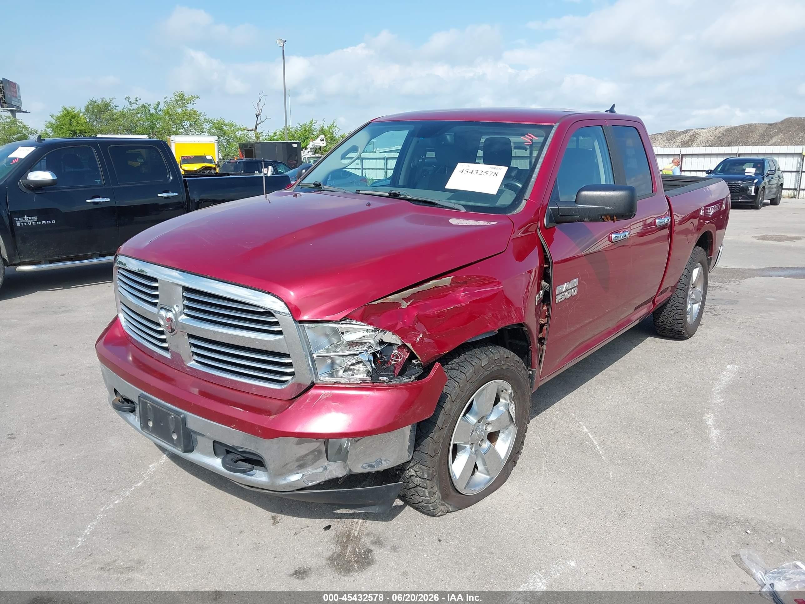 2013 Ram 1500 Lone Star Maroon vin: 1C6RR7GT1DS577658
