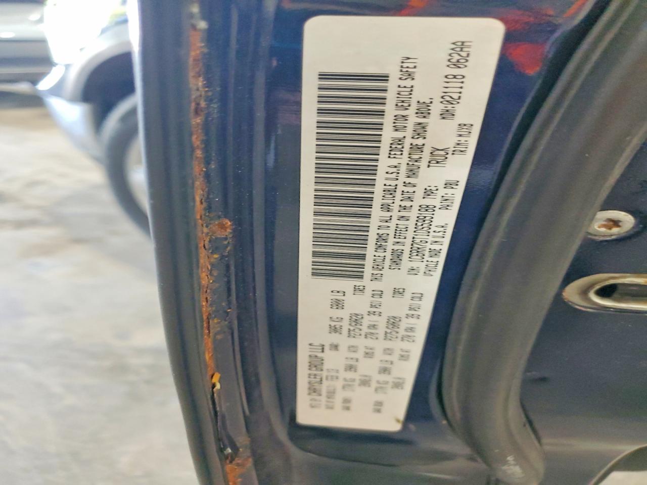 2013 Ram 1500 Slt Синий vin: 1C6RR7GT1DS599188