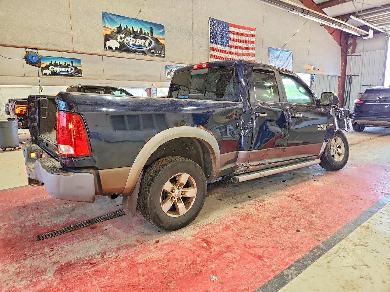 2013 Ram 1500 Slt Blue vin: 1C6RR7GT1DS601067