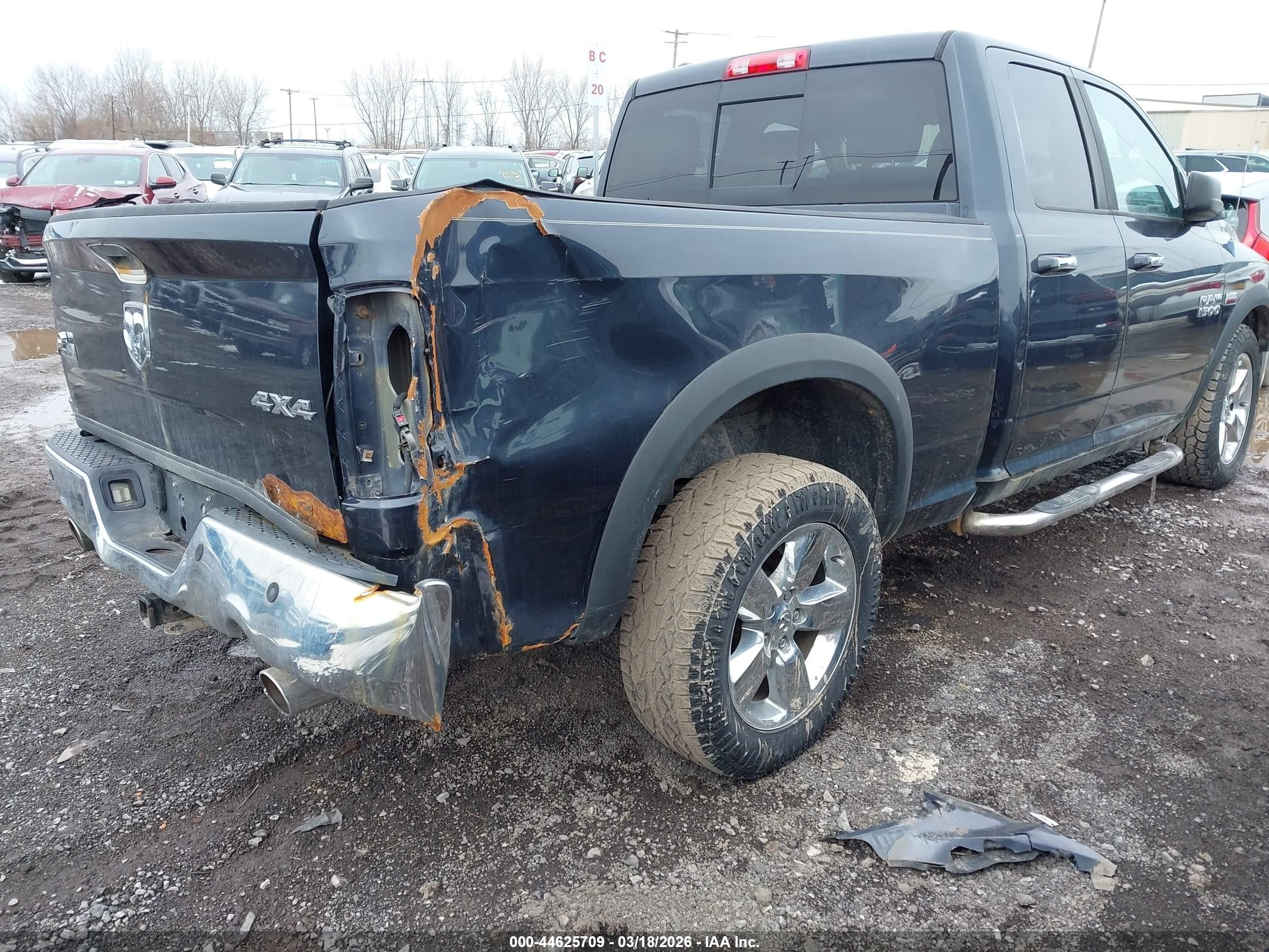 2013 Ram 1500 Big Horn Dark Blue vin: 1C6RR7GT1DS621237