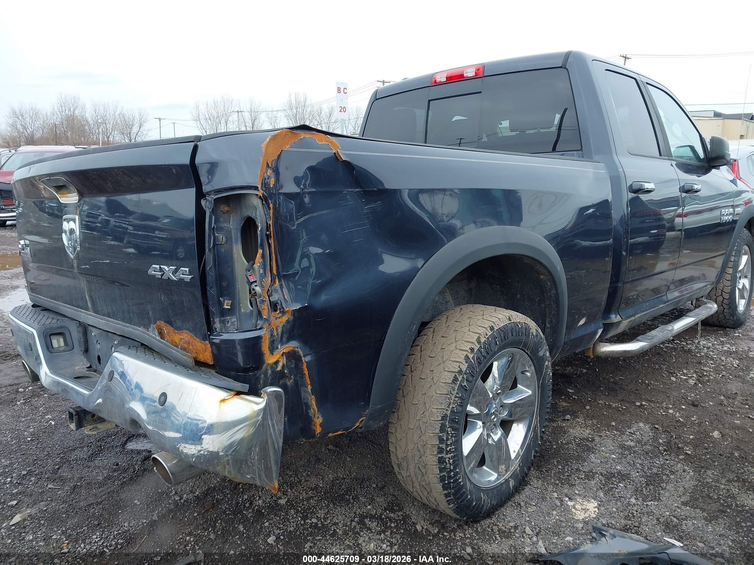 2013 Ram 1500 Big Horn Dark Blue vin: 1C6RR7GT1DS621237
