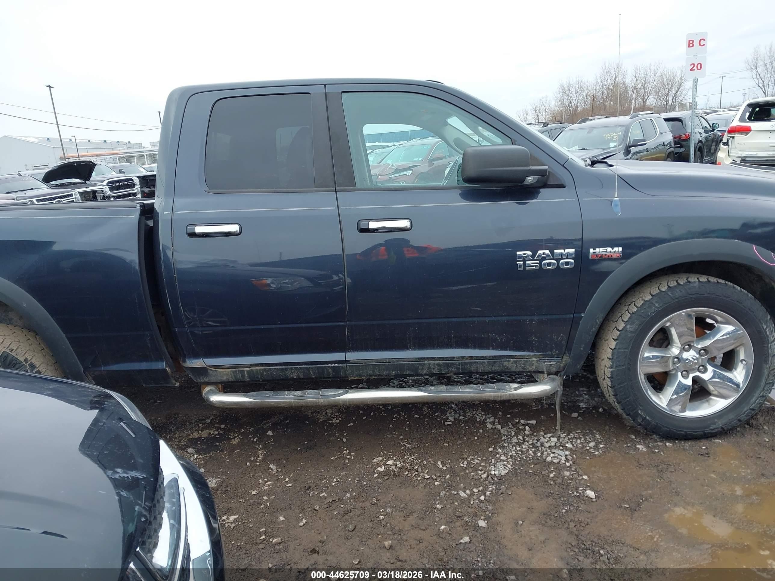 2013 Ram 1500 Big Horn Dark Blue vin: 1C6RR7GT1DS621237