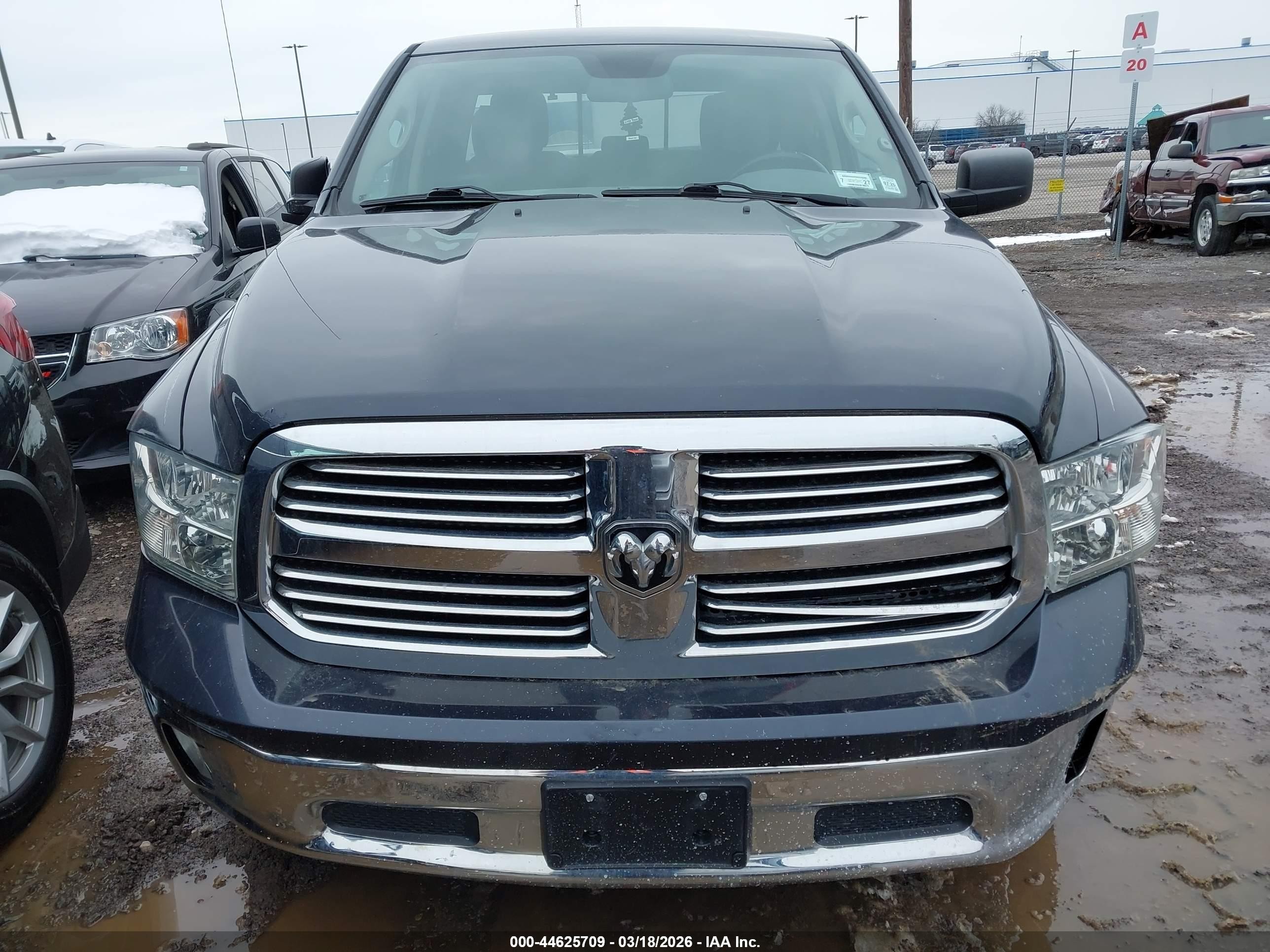 2013 Ram 1500 Big Horn Dark Blue vin: 1C6RR7GT1DS621237