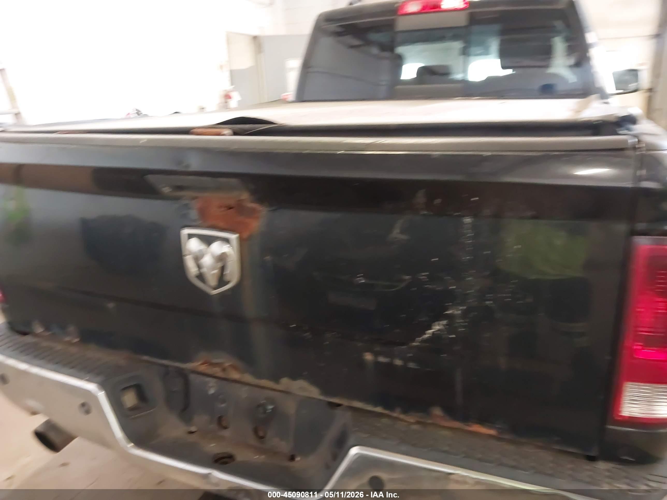 2013 Ram 1500 Big Horn Черный vin: 1C6RR7GT1DS683284