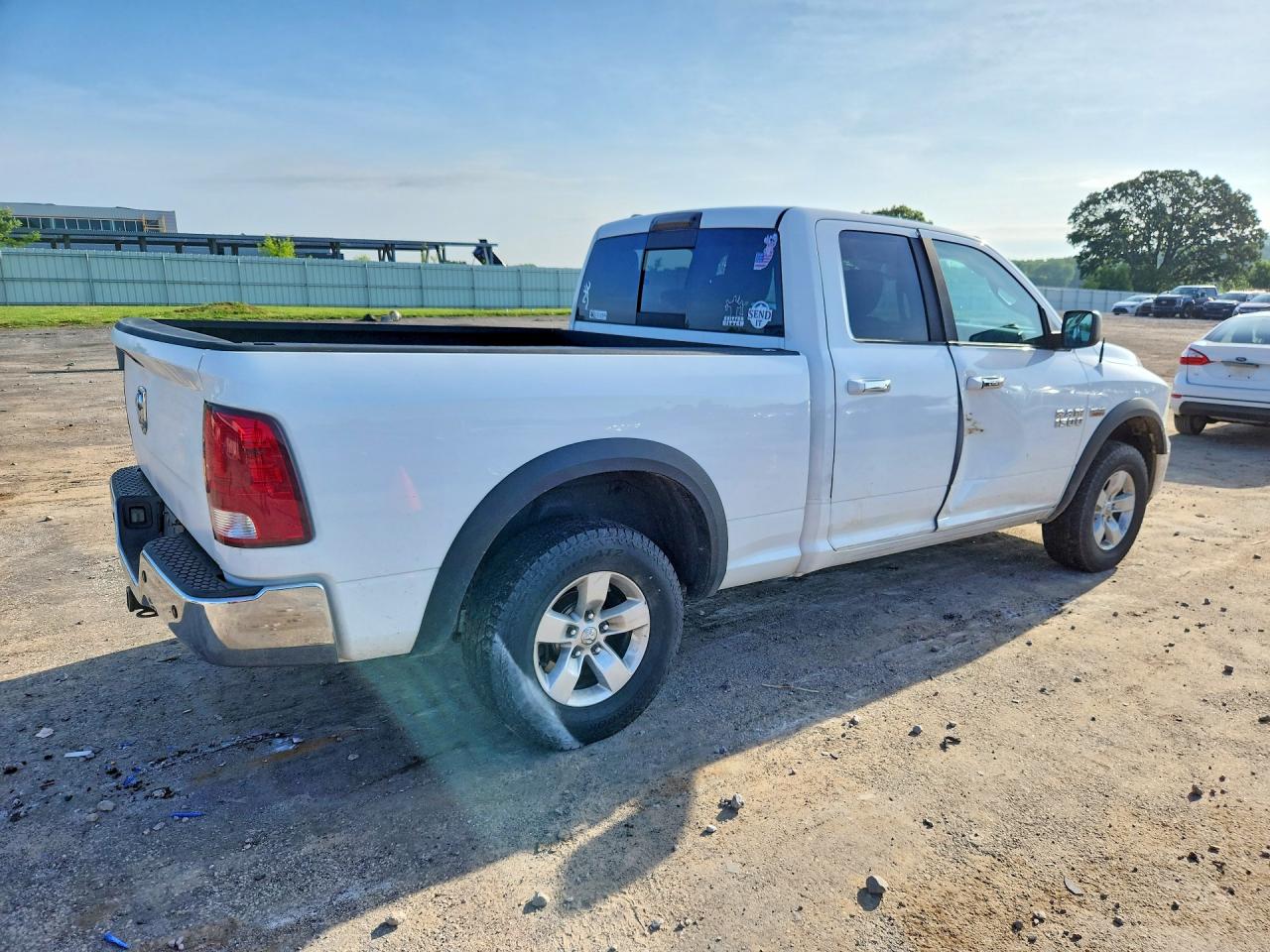 2013 Ram 1500 Slt White vin: 1C6RR7GT1DS700939