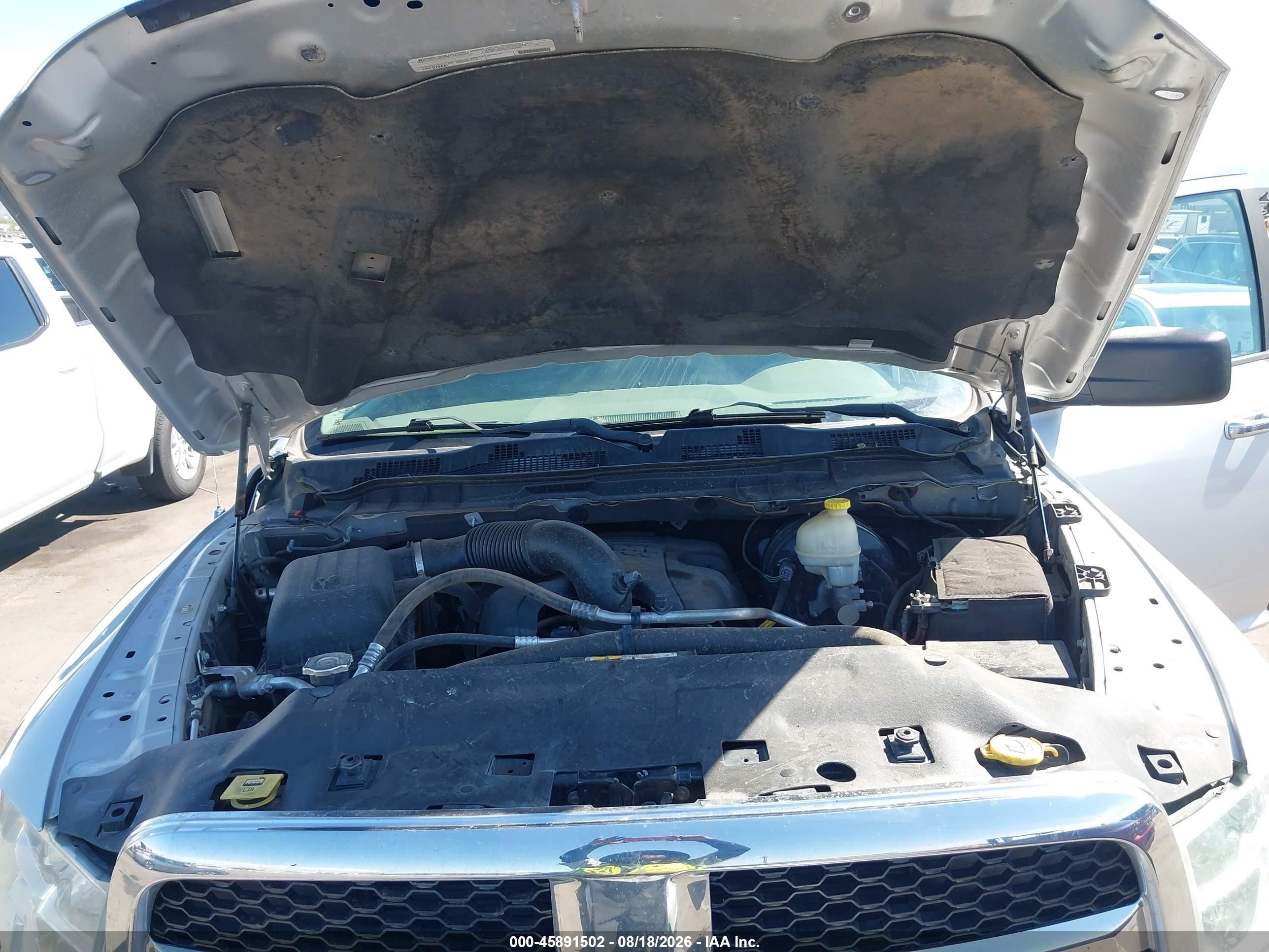 2014 Ram 1500 Slt Silver vin: 1C6RR7GT1ES149946