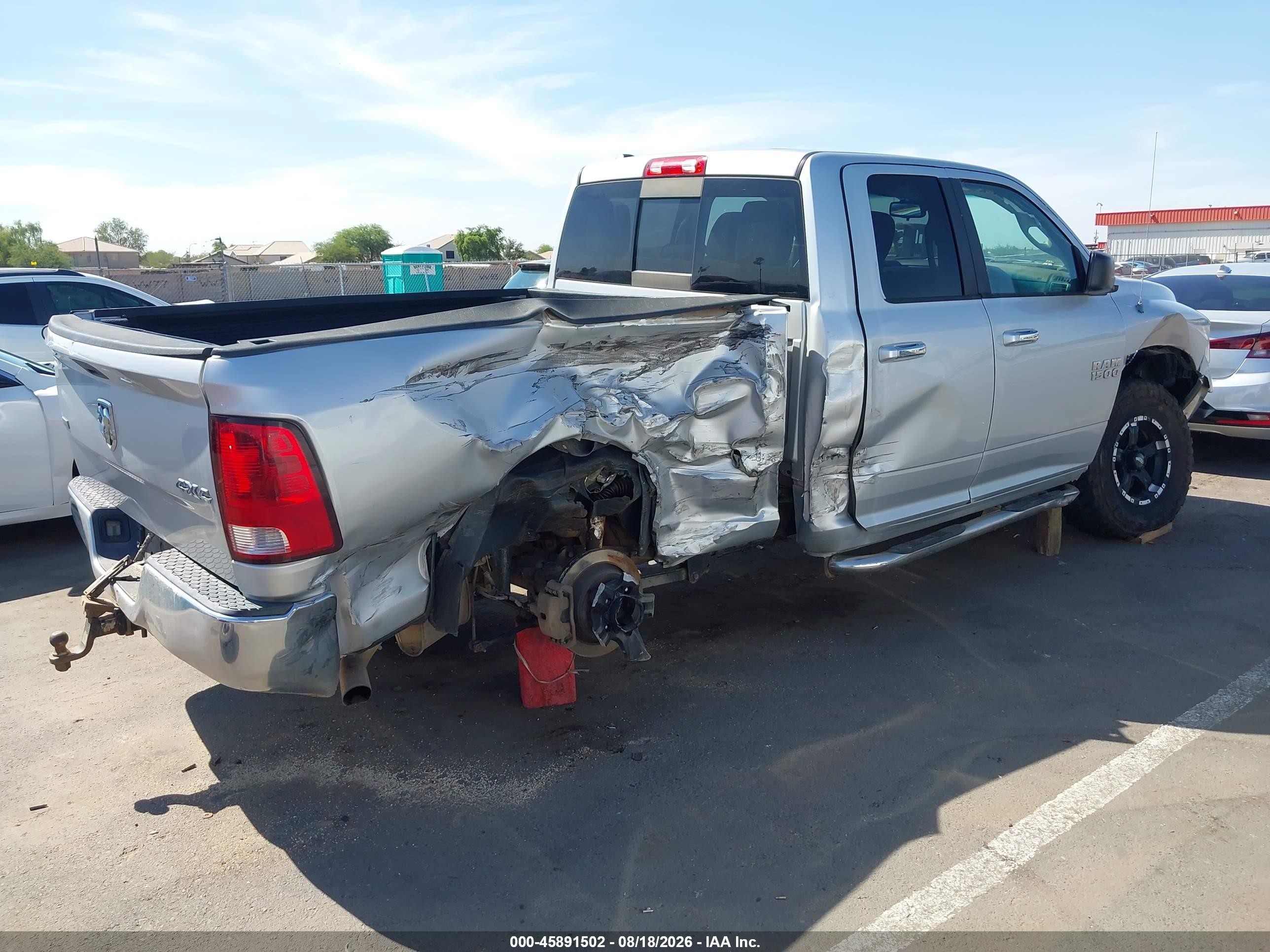 2014 Ram 1500 Slt Silver vin: 1C6RR7GT1ES149946