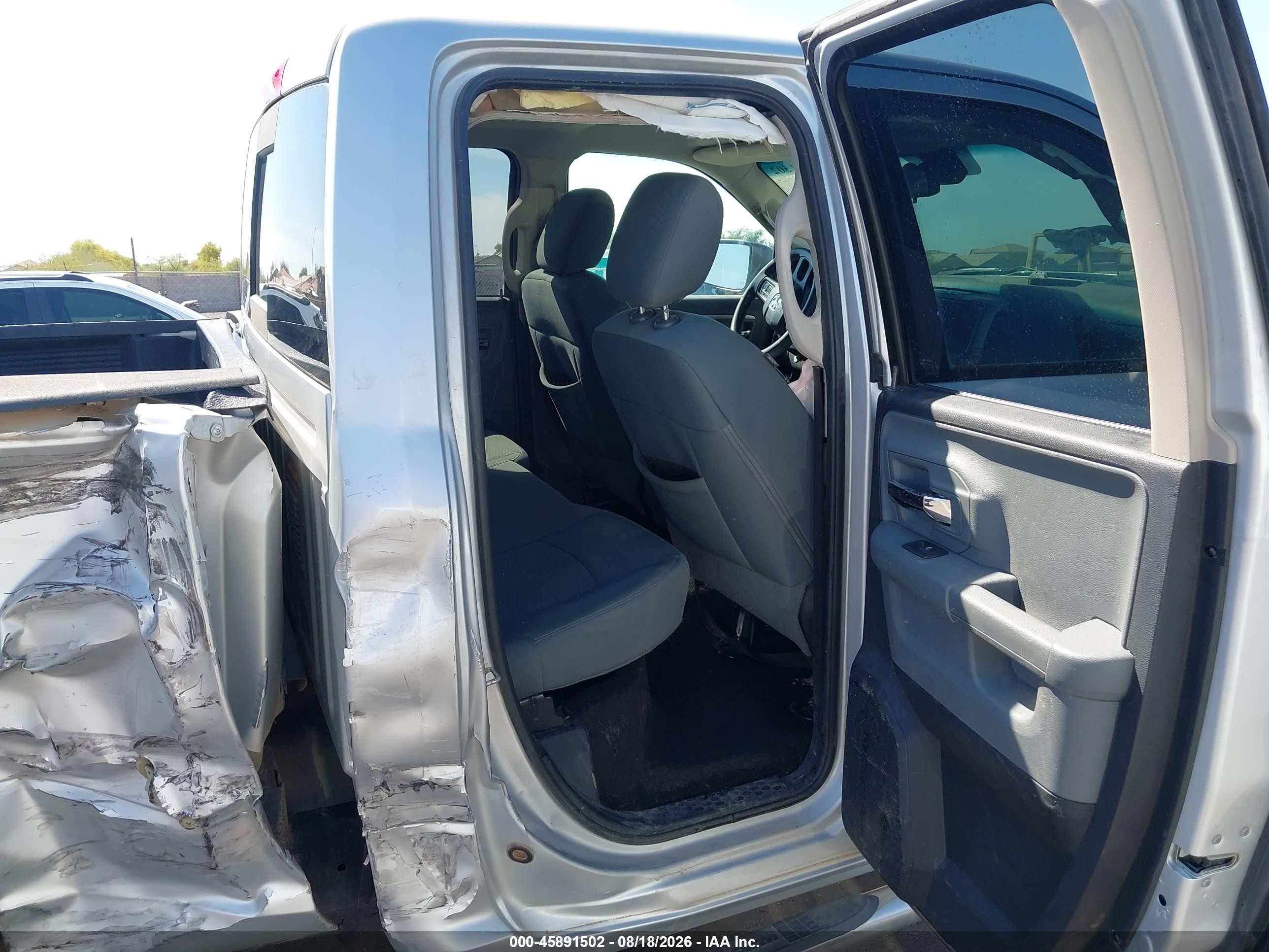 2014 Ram 1500 Slt Silver vin: 1C6RR7GT1ES149946