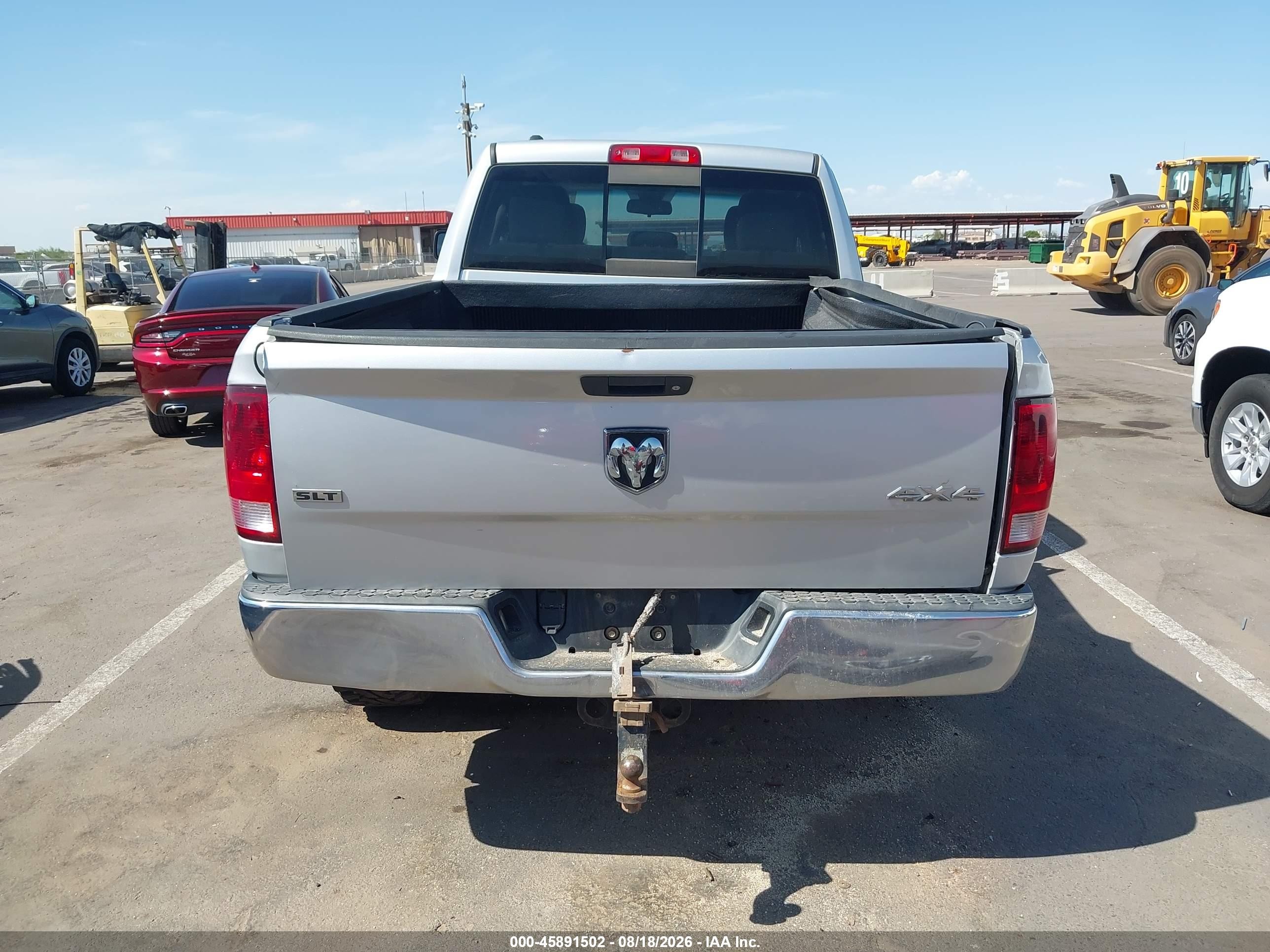 2014 Ram 1500 Slt Silver vin: 1C6RR7GT1ES149946