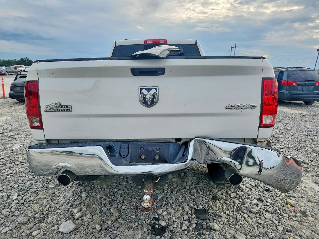 2014 Ram 1500 Slt White vin: 1C6RR7GT1ES307444