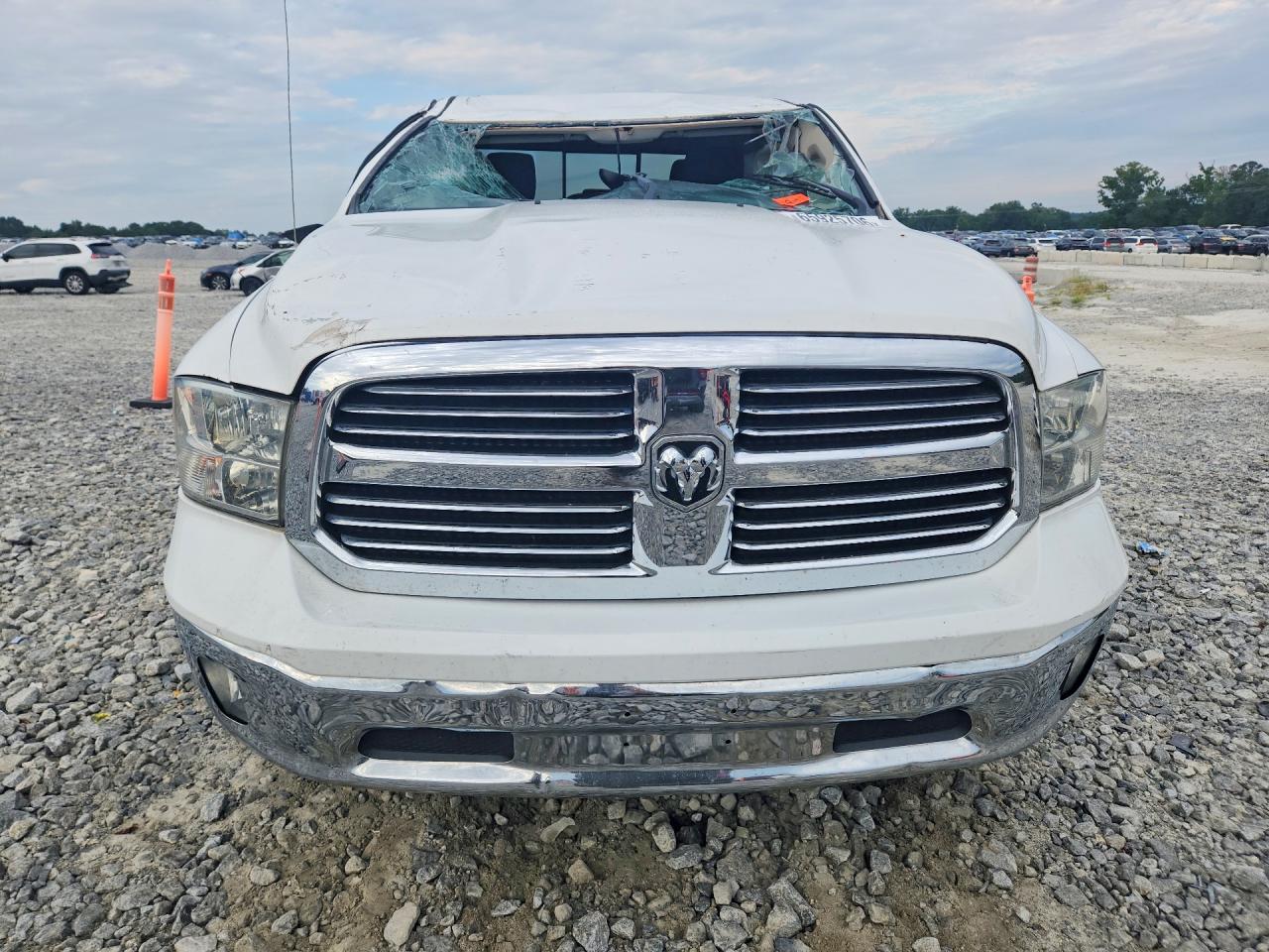 2014 Ram 1500 Slt White vin: 1C6RR7GT1ES307444
