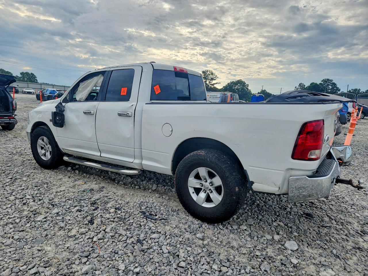 2014 Ram 1500 Slt White vin: 1C6RR7GT1ES307444