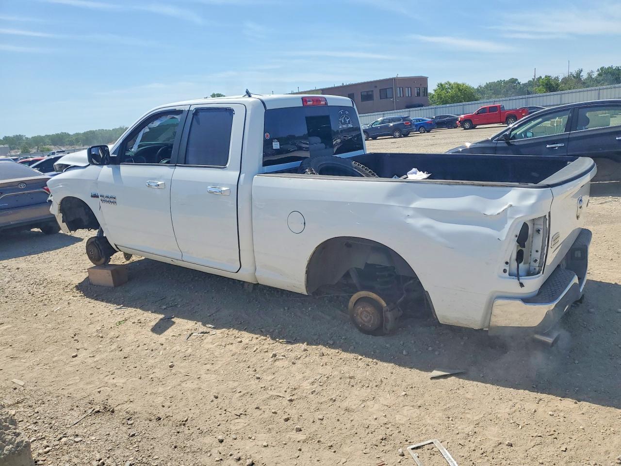 2014 Ram 1500 Slt White vin: 1C6RR7GT1ES447851