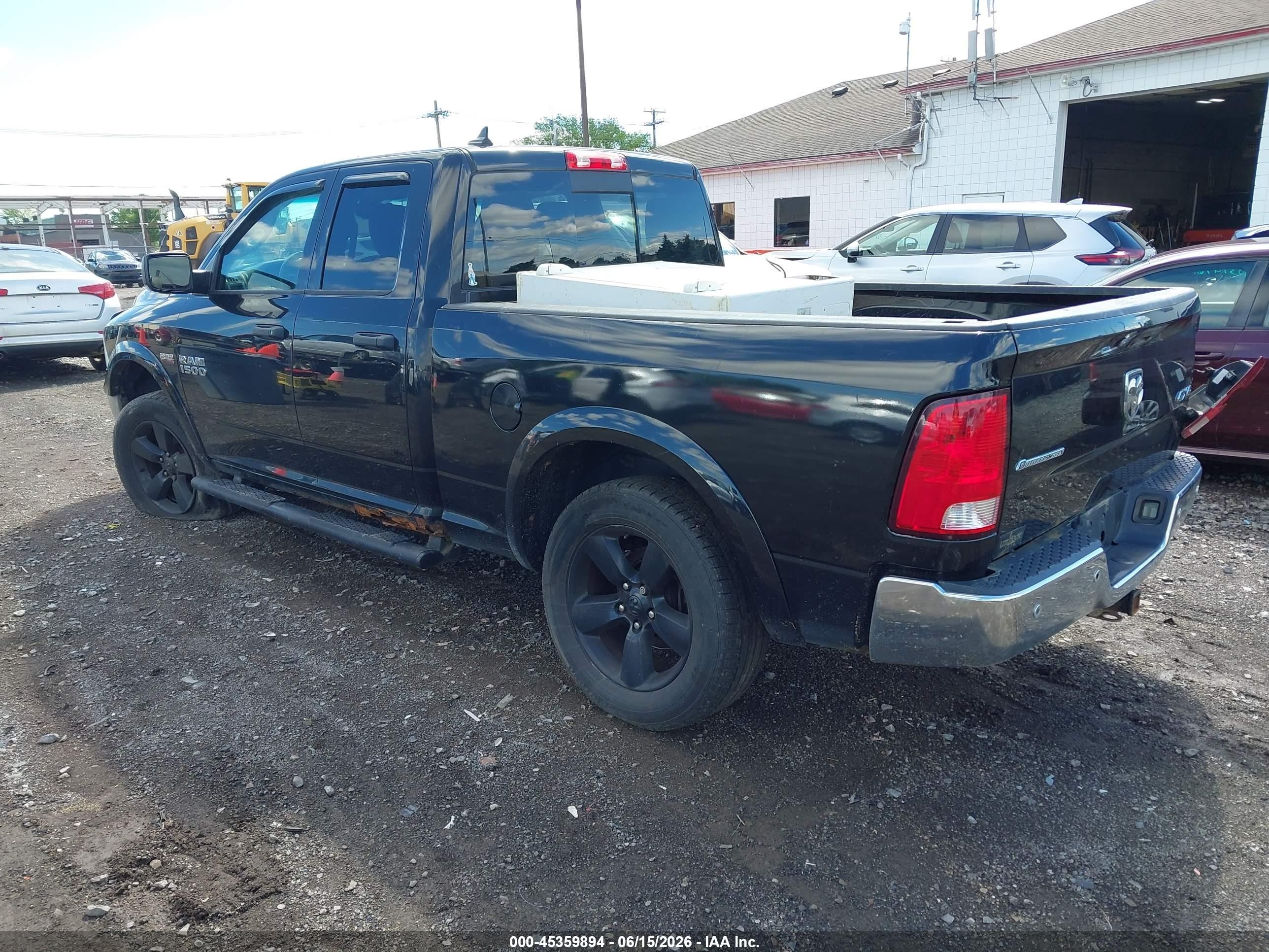 2015 Ram 1500 Outdoorsman Black vin: 1C6RR7GT1FS628403