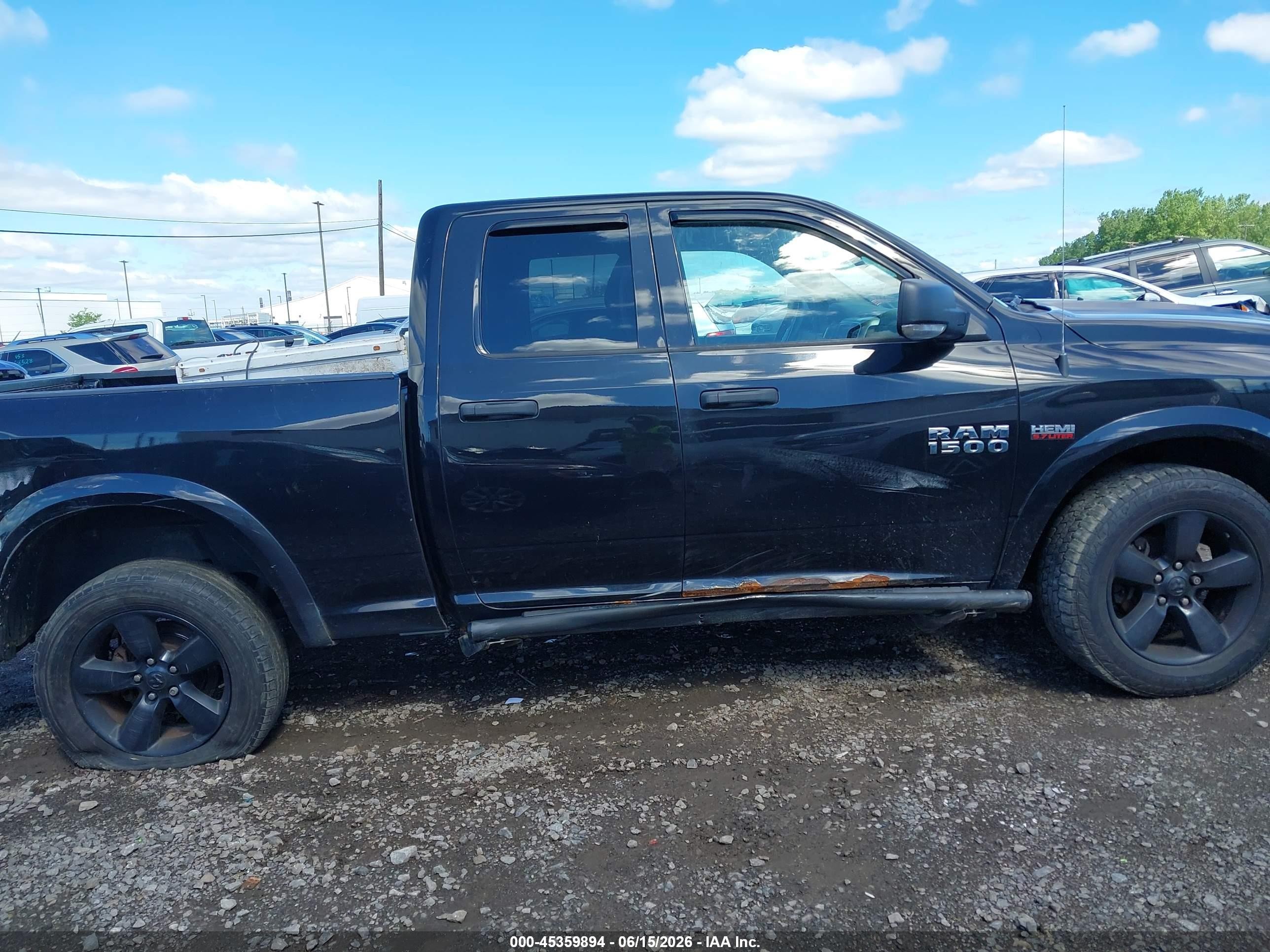 2015 Ram 1500 Outdoorsman Black vin: 1C6RR7GT1FS628403