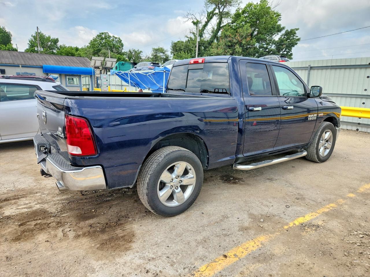 2015 Ram 1500 Slt Blue vin: 1C6RR7GT1FS645136