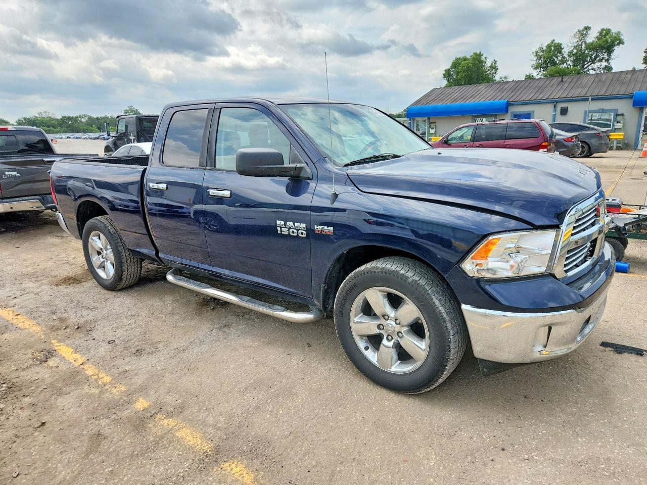 2015 Ram 1500 Slt Blue vin: 1C6RR7GT1FS645136