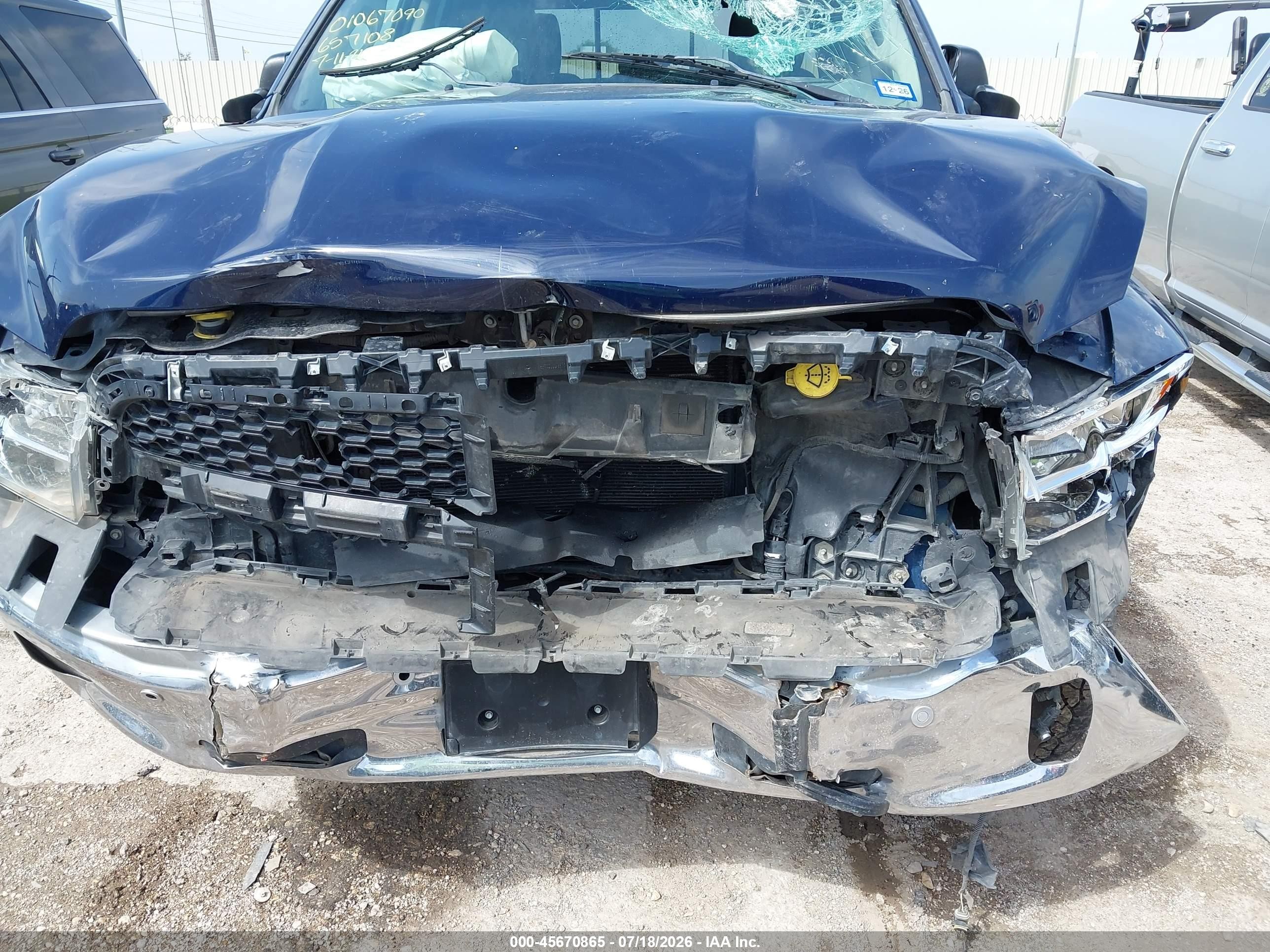 2015 Ram 1500 Outdoorsman Blue vin: 1C6RR7GT1FS657108