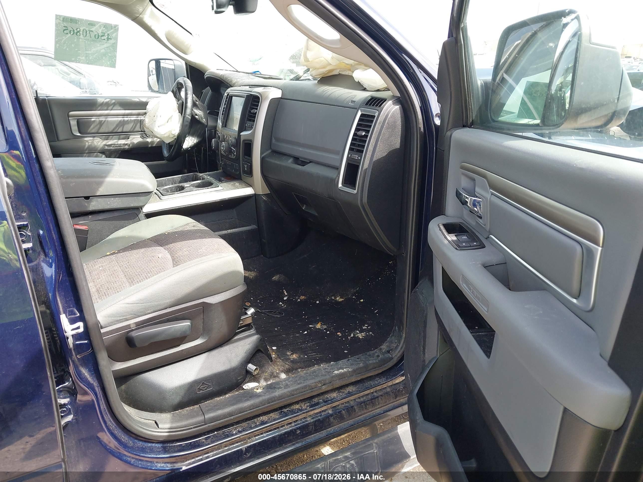 2015 Ram 1500 Outdoorsman Blue vin: 1C6RR7GT1FS657108