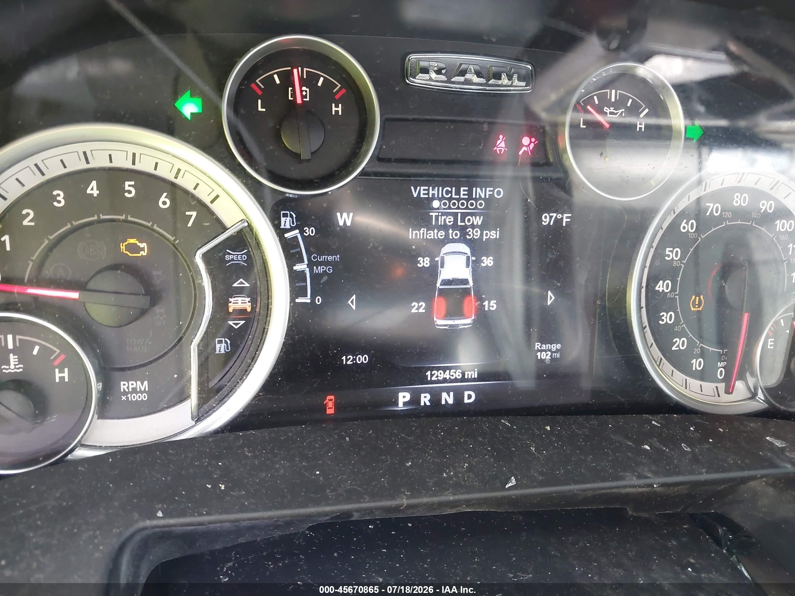 2015 Ram 1500 Outdoorsman Blue vin: 1C6RR7GT1FS657108