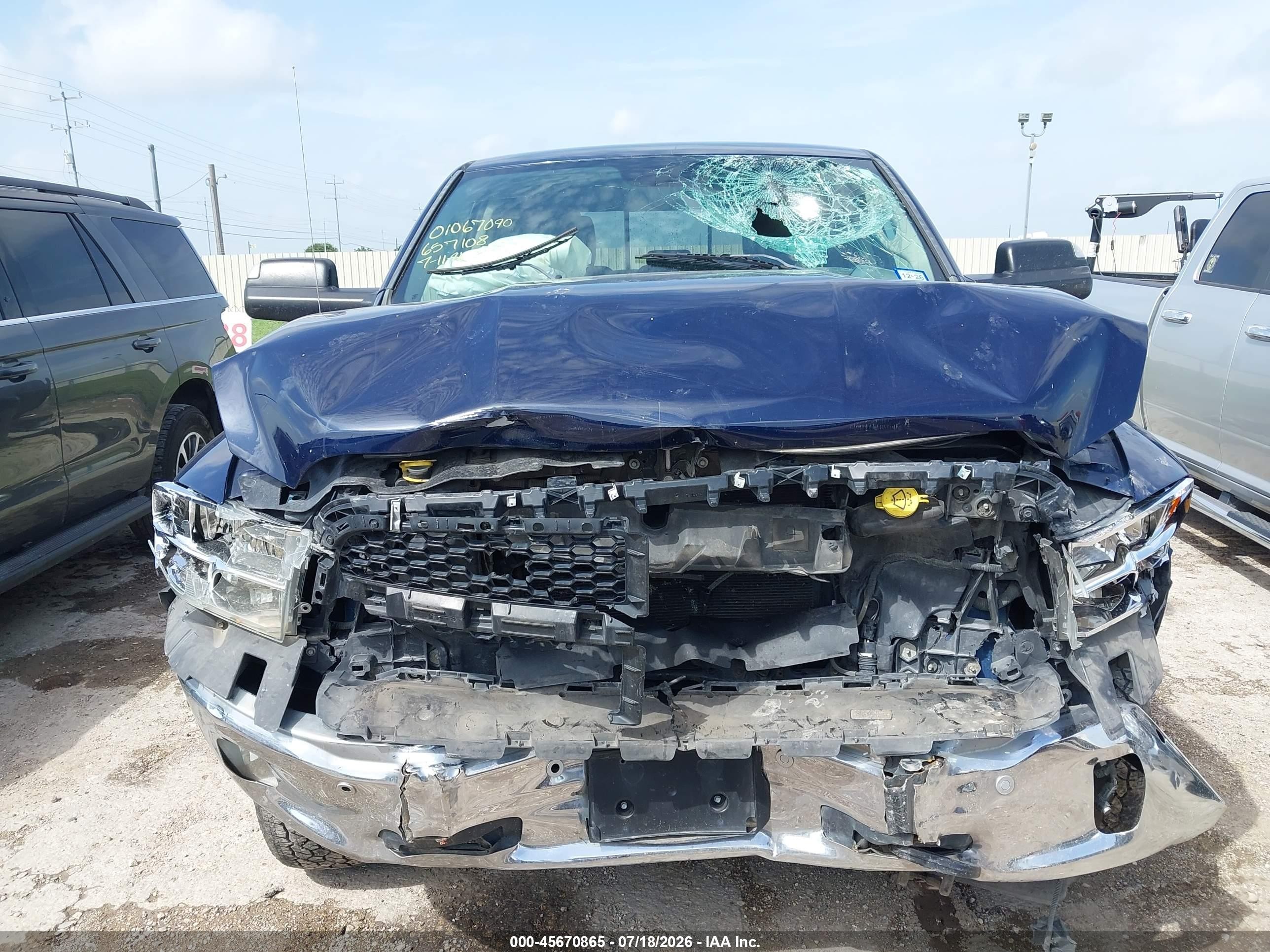 2015 Ram 1500 Outdoorsman Blue vin: 1C6RR7GT1FS657108