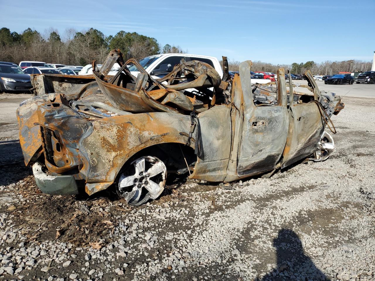 2015 Ram 1500 Slt Burn vin: 1C6RR7GT1FS660400