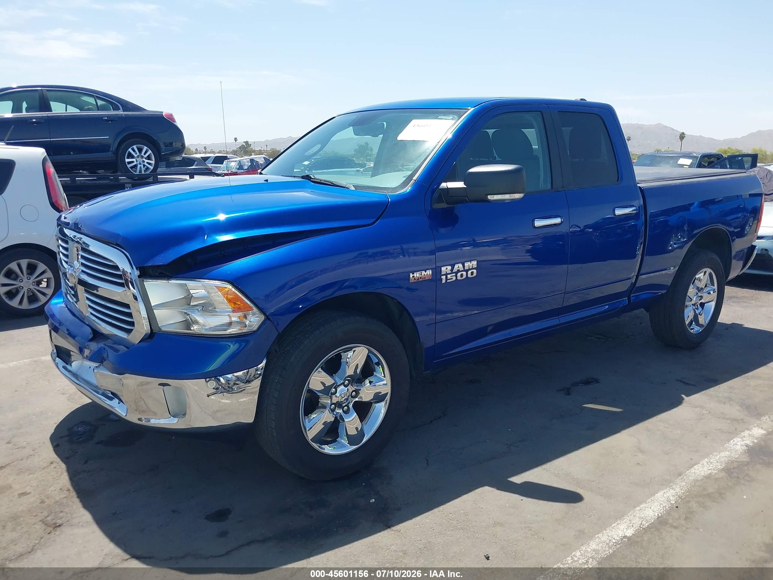 2015 Ram 1500 Big Horn Blue vin: 1C6RR7GT1FS685118