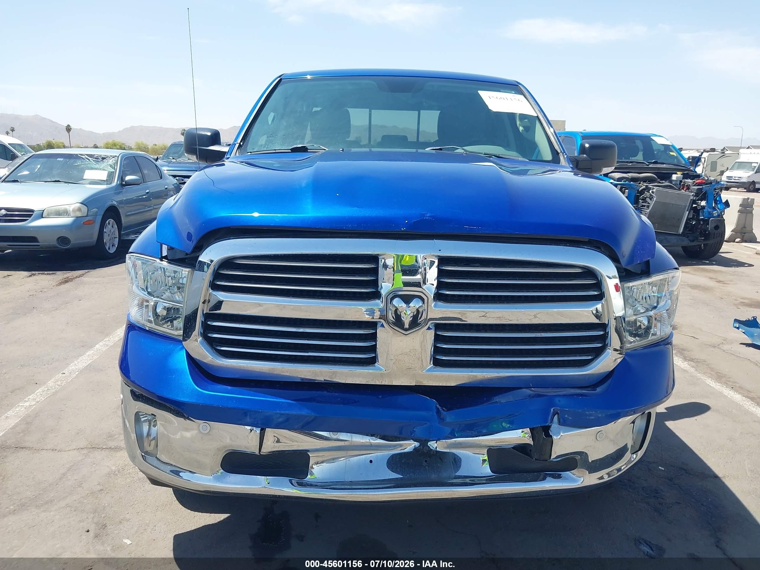 2015 Ram 1500 Big Horn Blue vin: 1C6RR7GT1FS685118