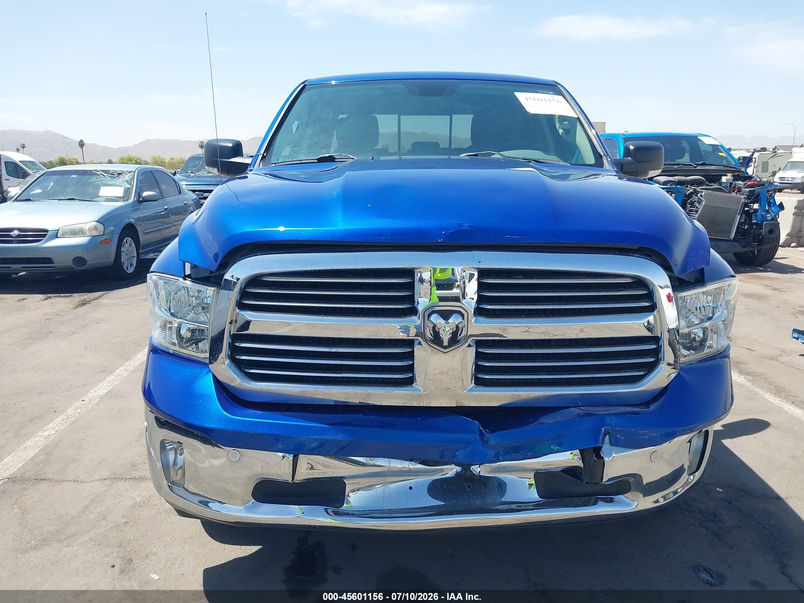 2015 Ram 1500 Big Horn Blue vin: 1C6RR7GT1FS685118