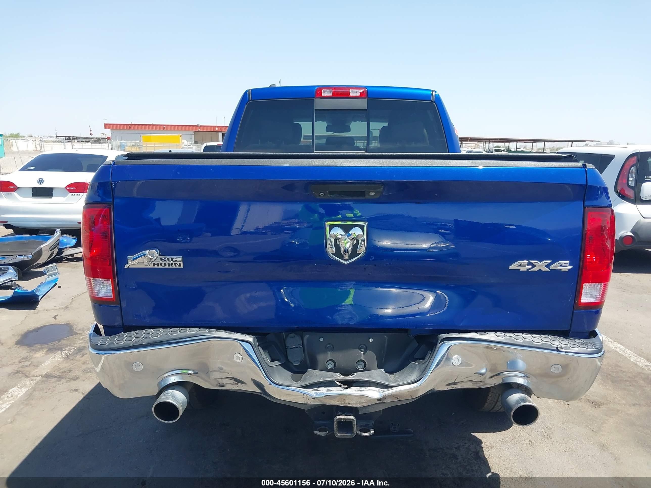 2015 Ram 1500 Big Horn Blue vin: 1C6RR7GT1FS685118