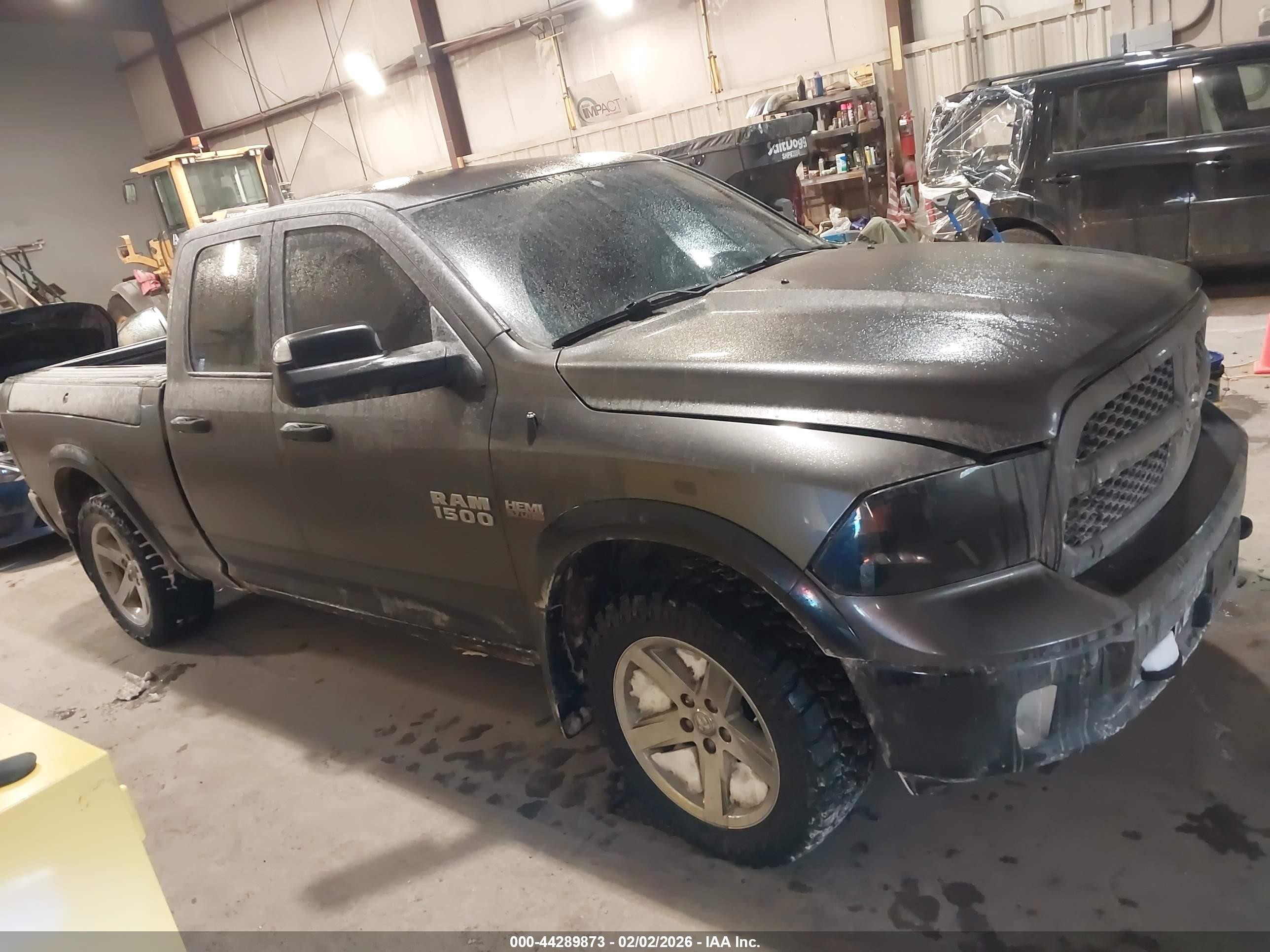 2015 Ram 1500 Outdoorsman Gray vin: 1C6RR7GT1FS713984