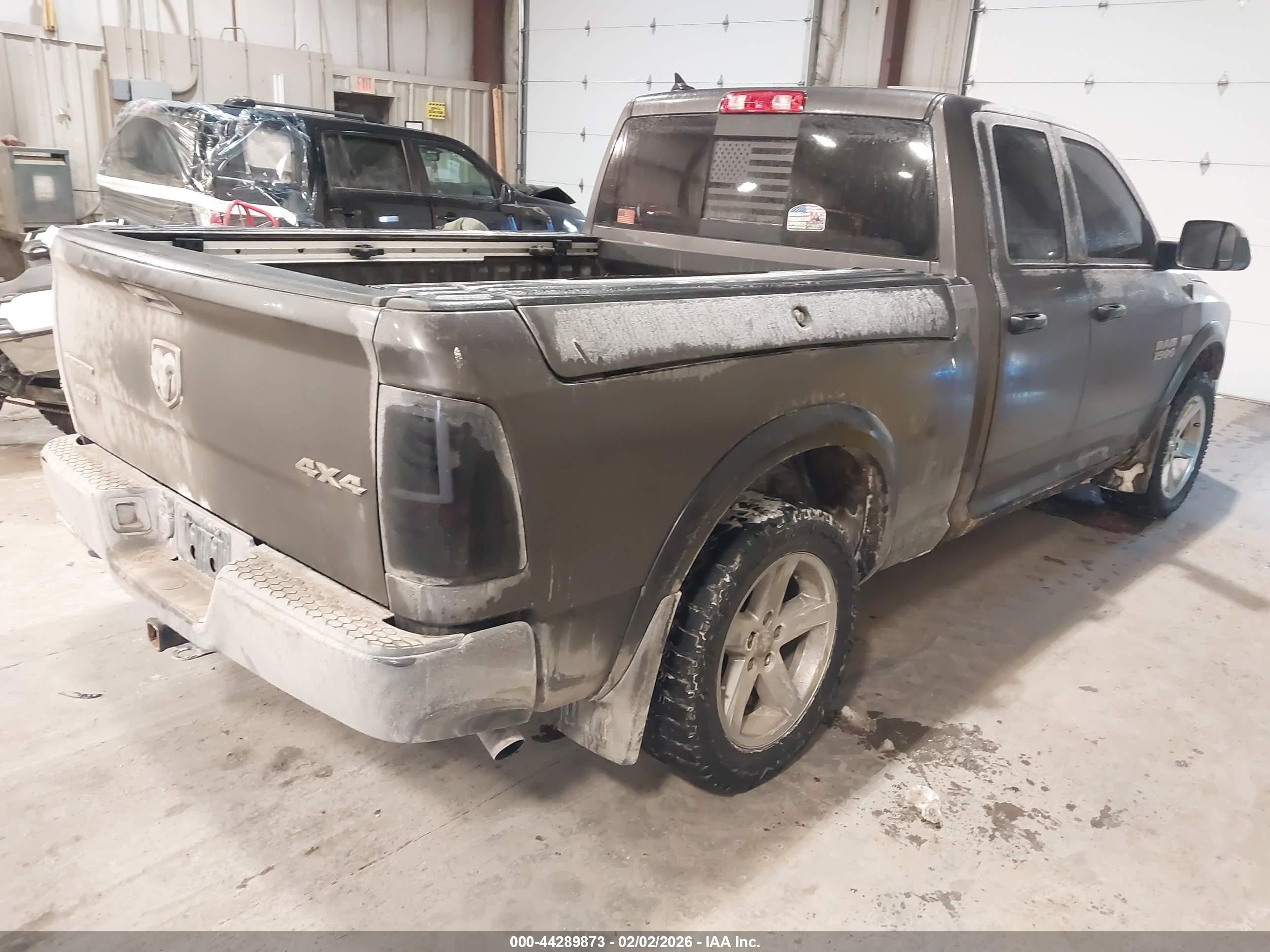 2015 Ram 1500 Outdoorsman Gray vin: 1C6RR7GT1FS713984