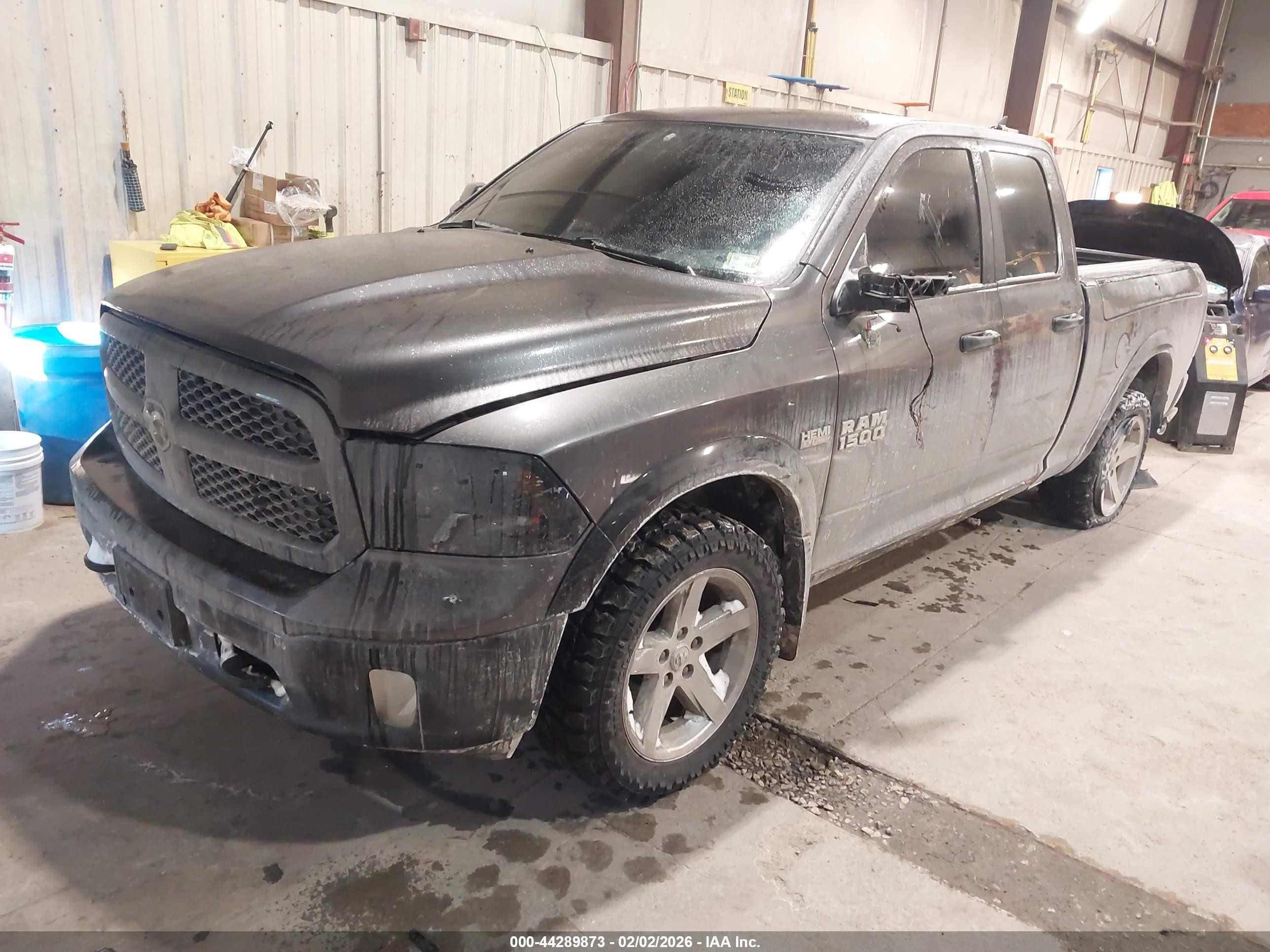 2015 Ram 1500 Outdoorsman Gray vin: 1C6RR7GT1FS713984