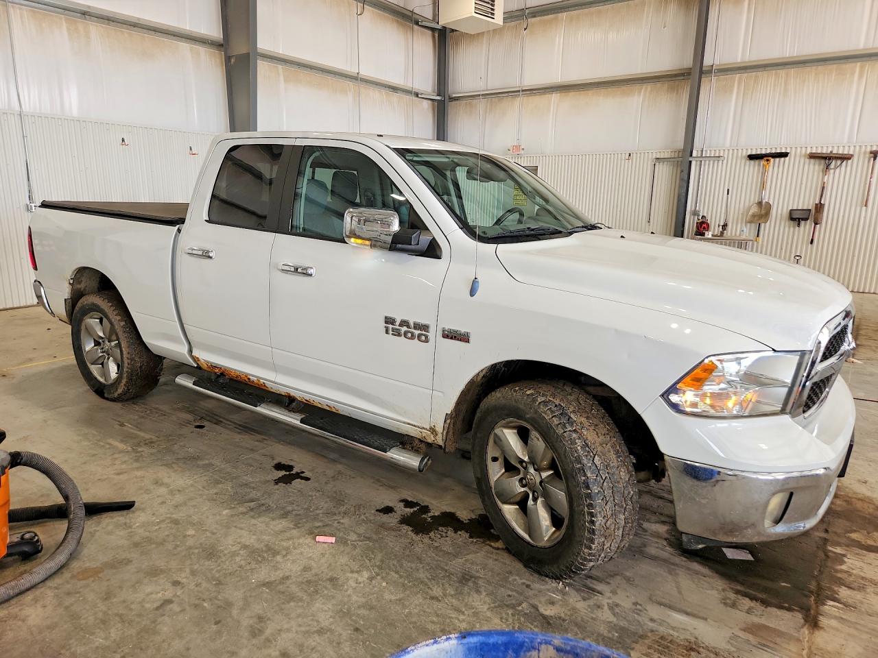 2013 Ram 1500 Slt White vin: 1C6RR7GT2DS584683