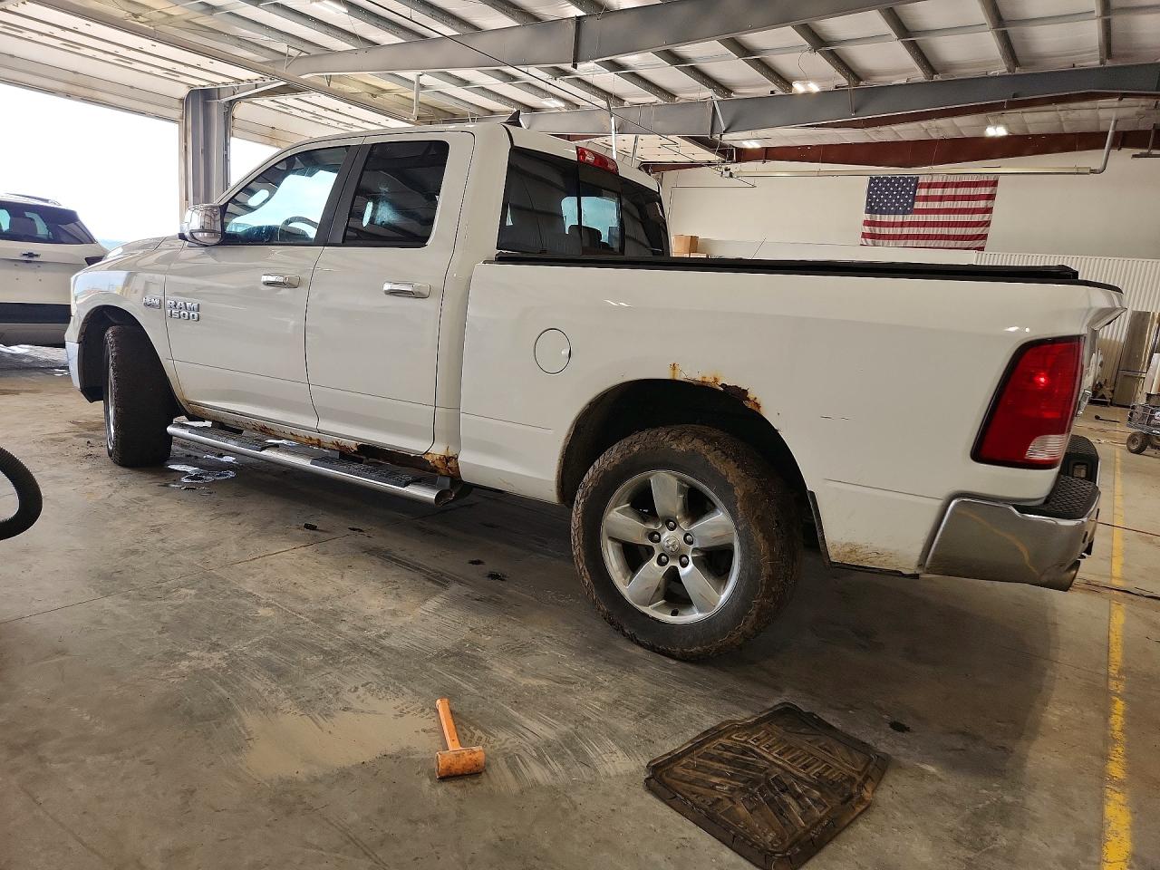 2013 Ram 1500 Slt White vin: 1C6RR7GT2DS584683